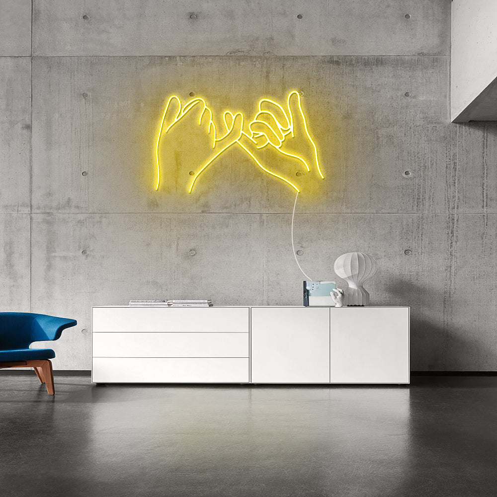 Enseigne néon little finger