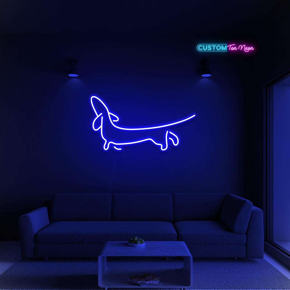 Enseigne néon Teckel