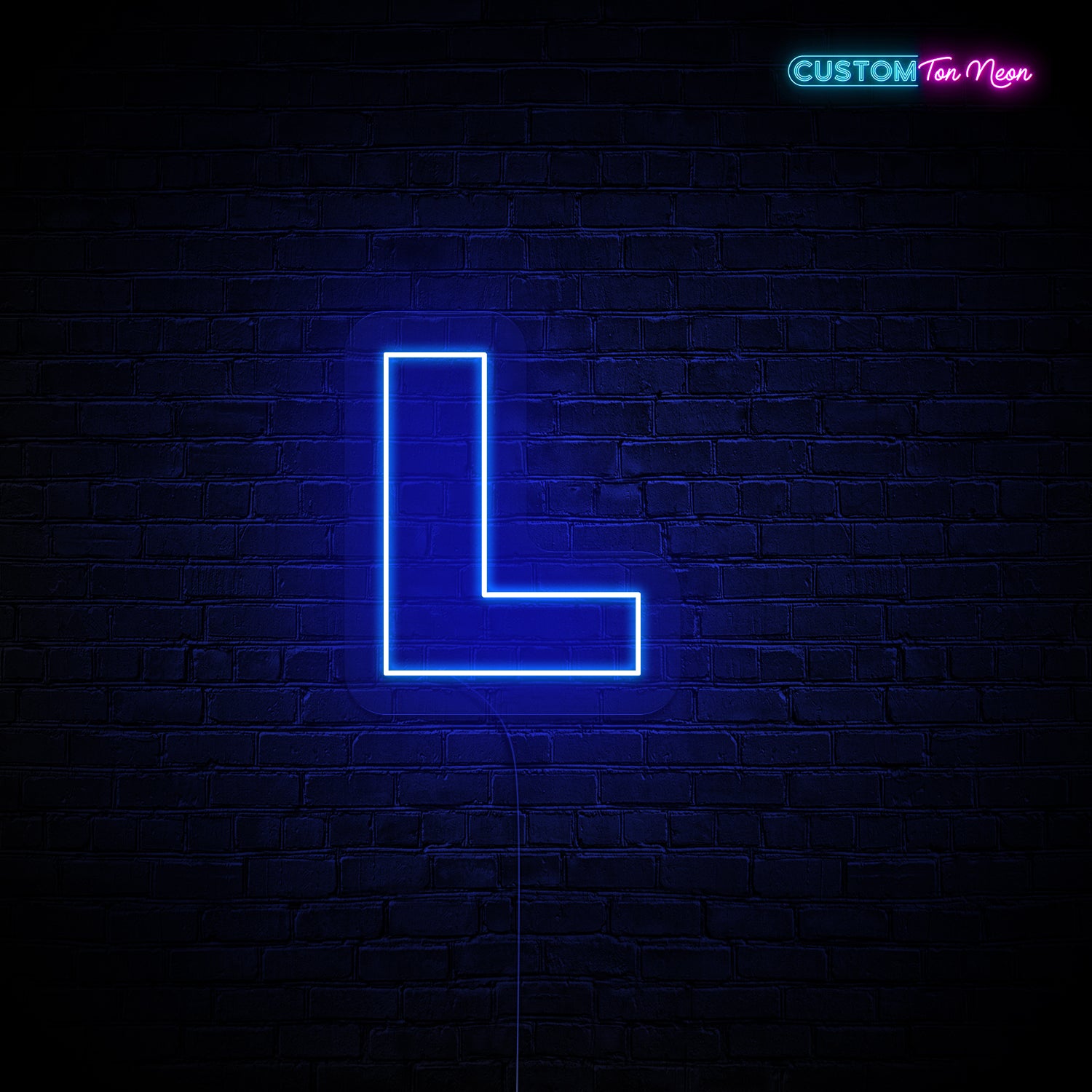Enseigne néon Lettre L