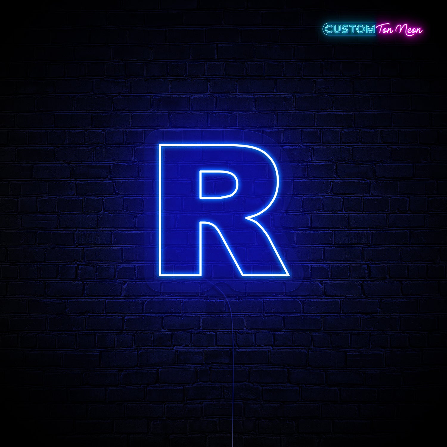 Enseigne néon Lettre R
