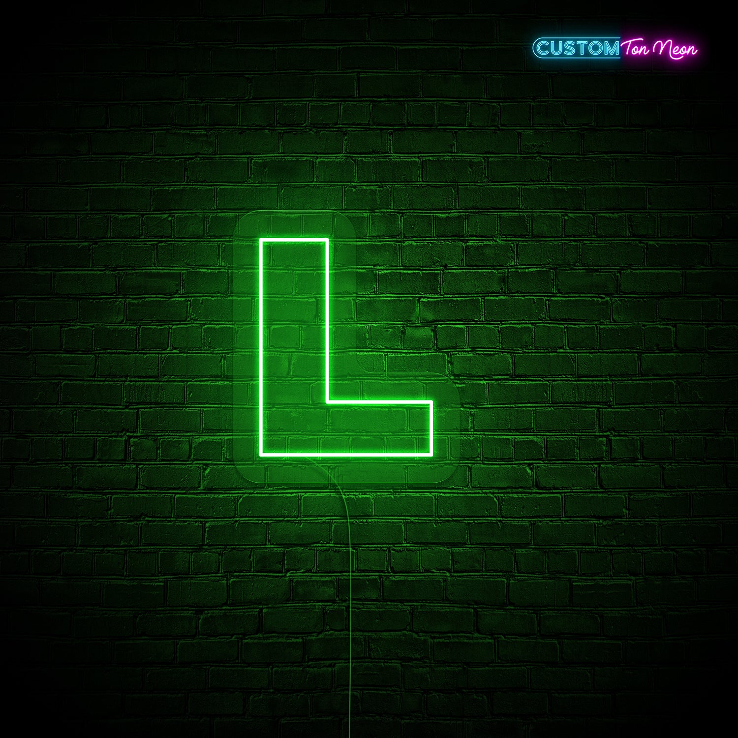 Enseigne néon Lettre L