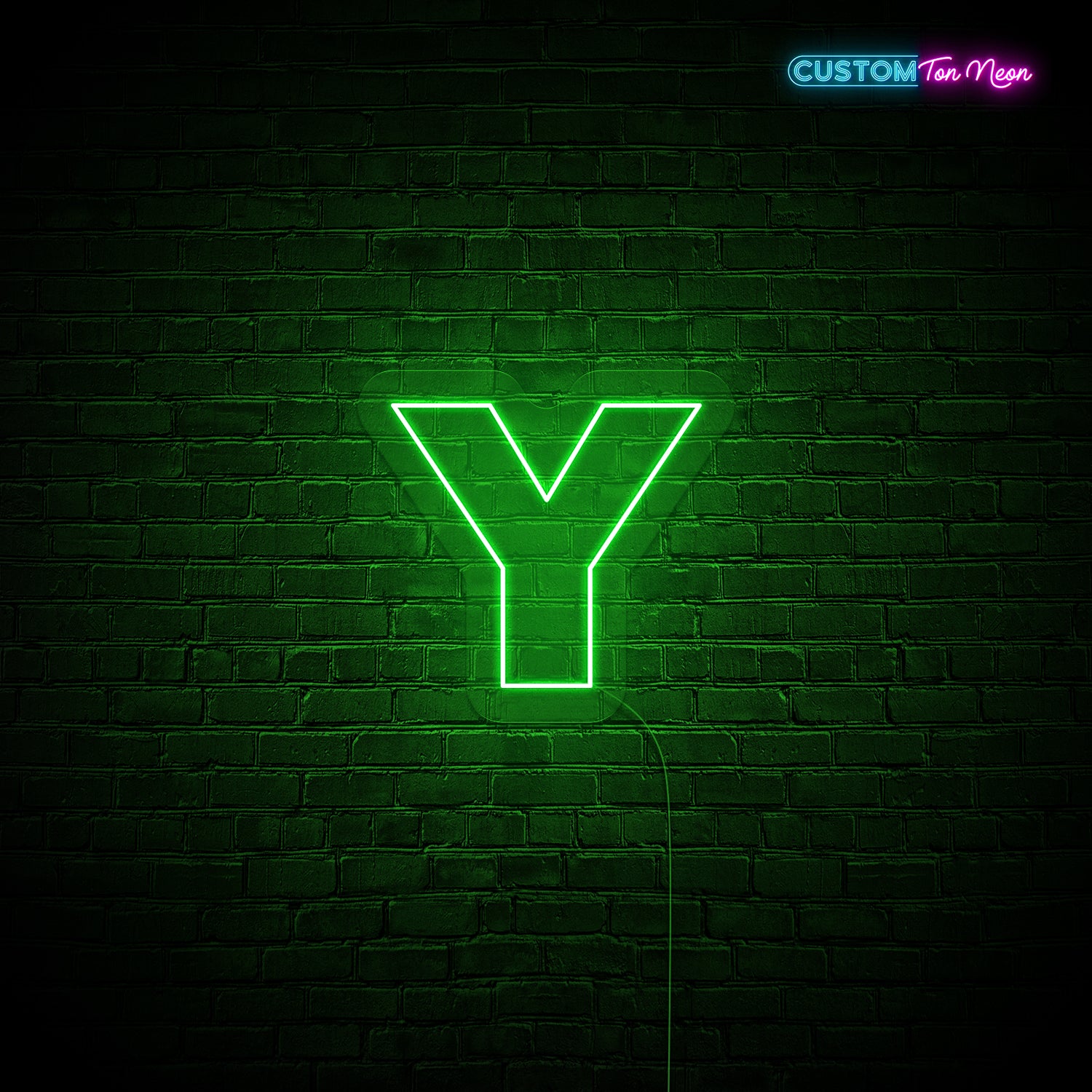 Enseigne néon Lettre Y