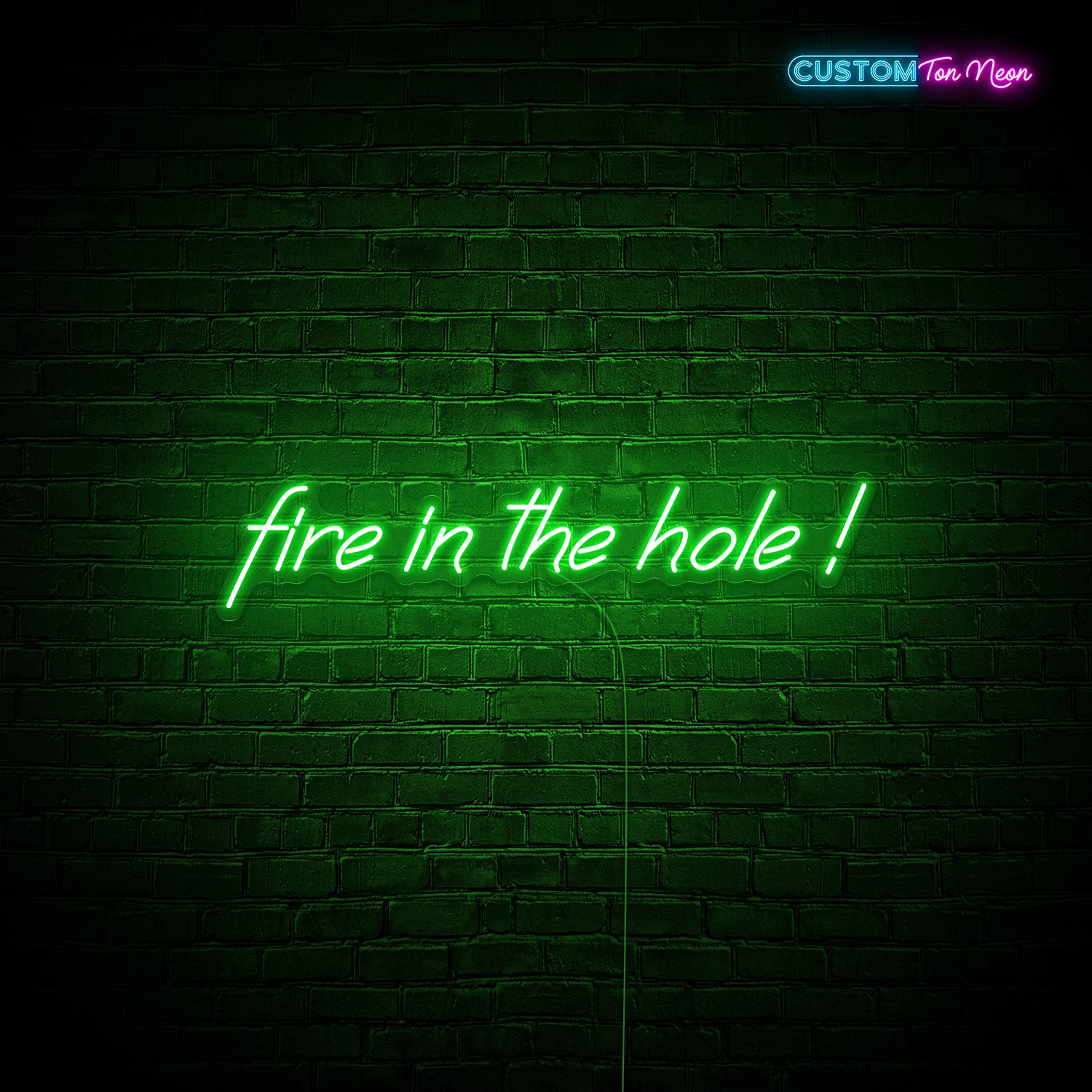 Enseigne néon Fire in the hole