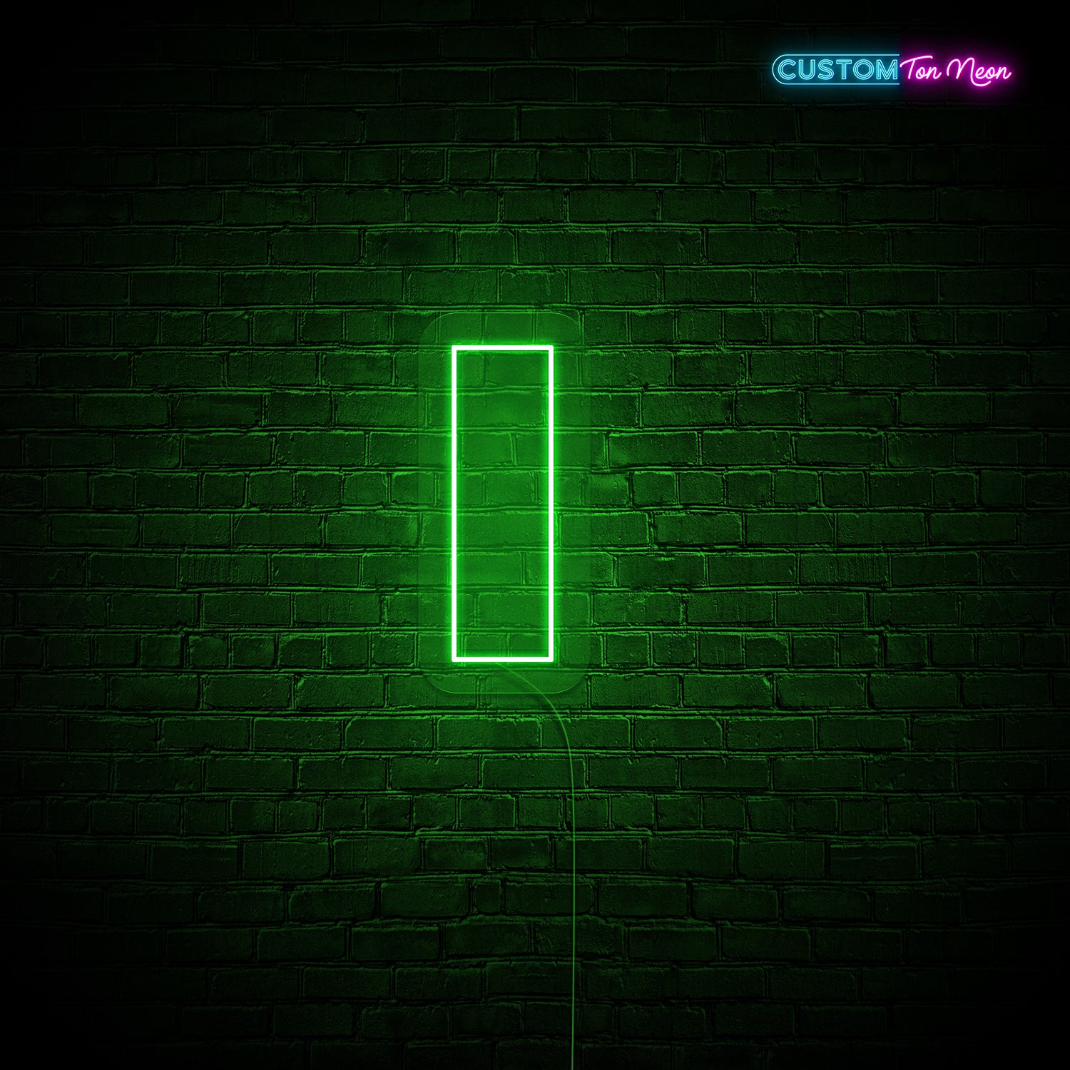 Enseigne néon Lettre I