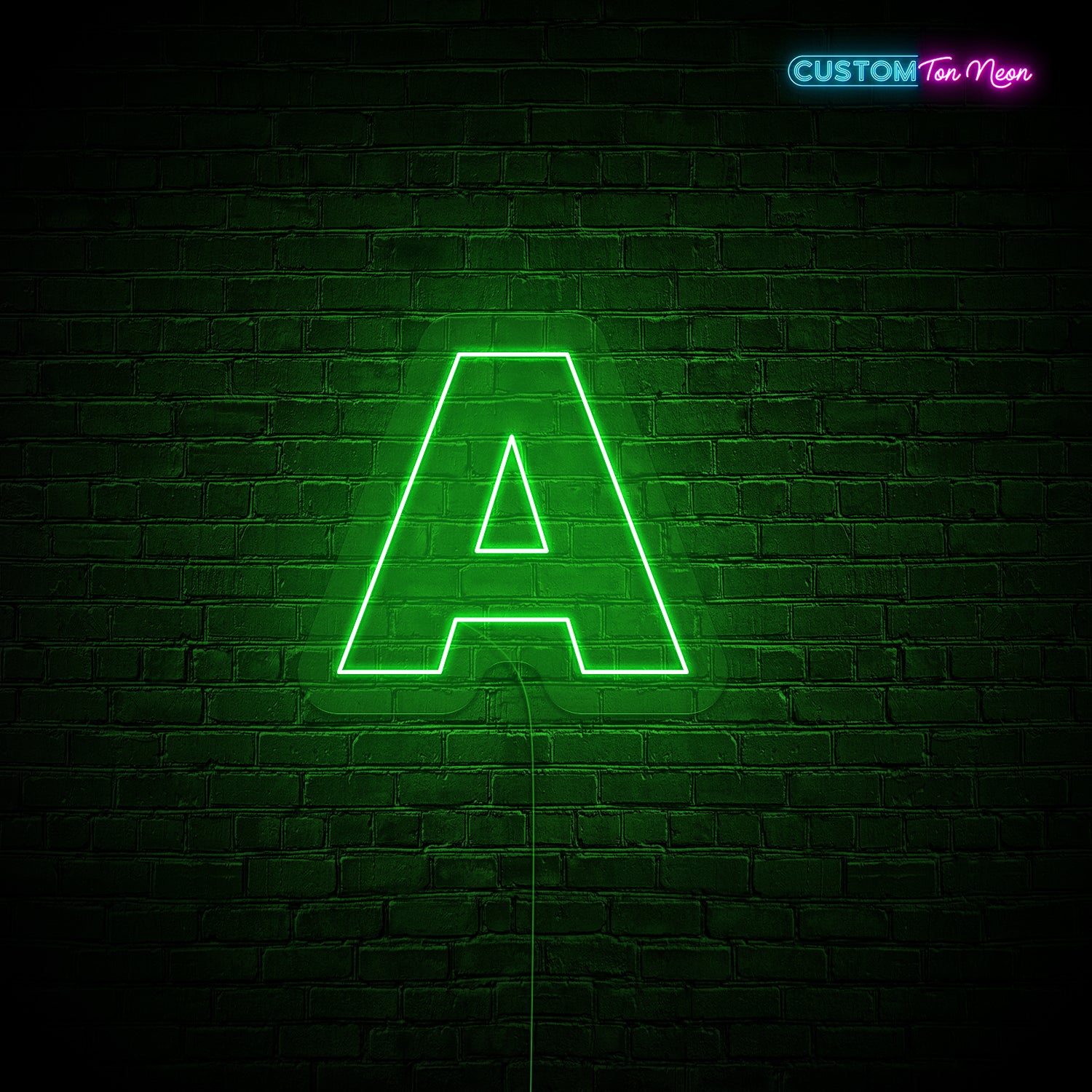 Enseigne néon Lettre A