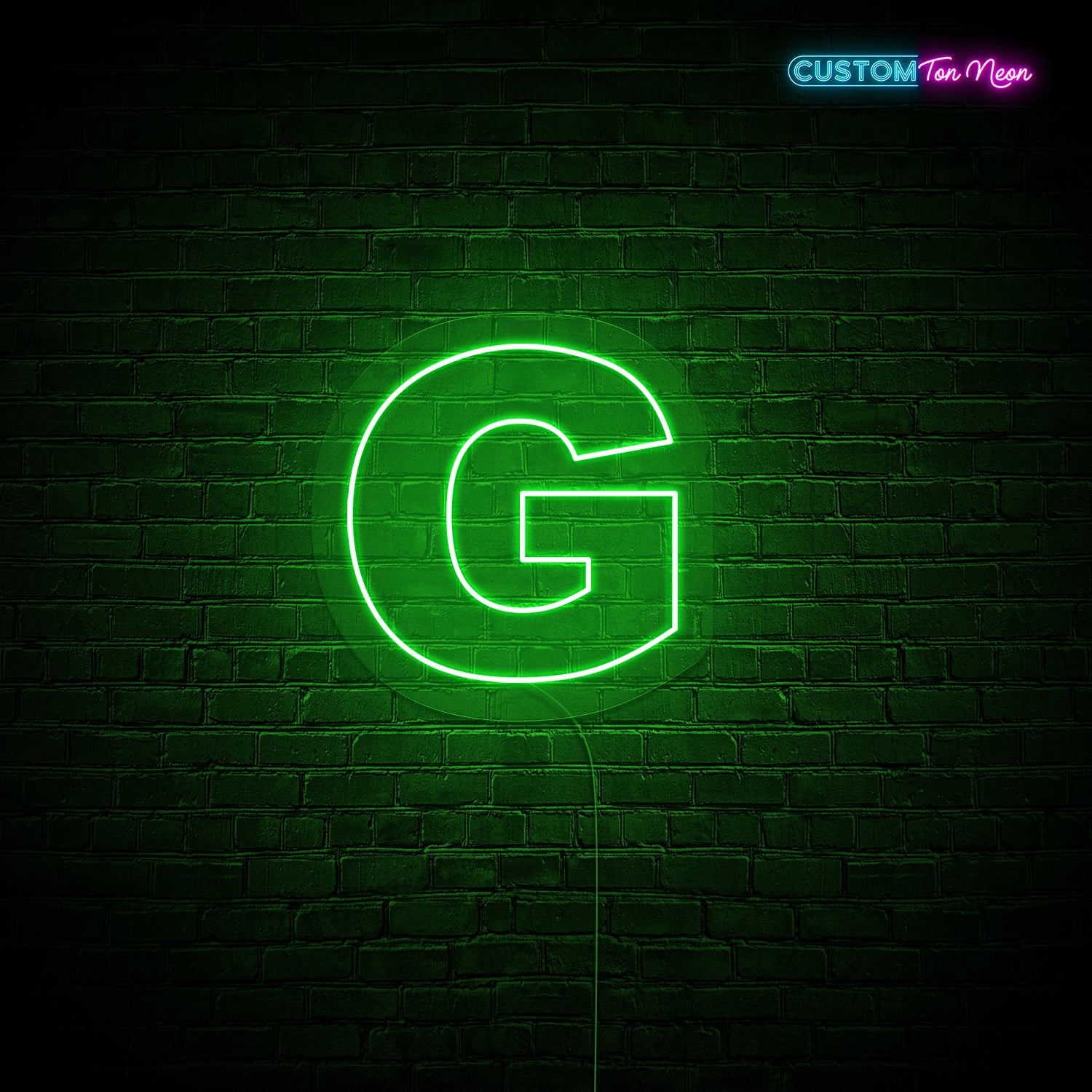 Enseigne néon Lettre G