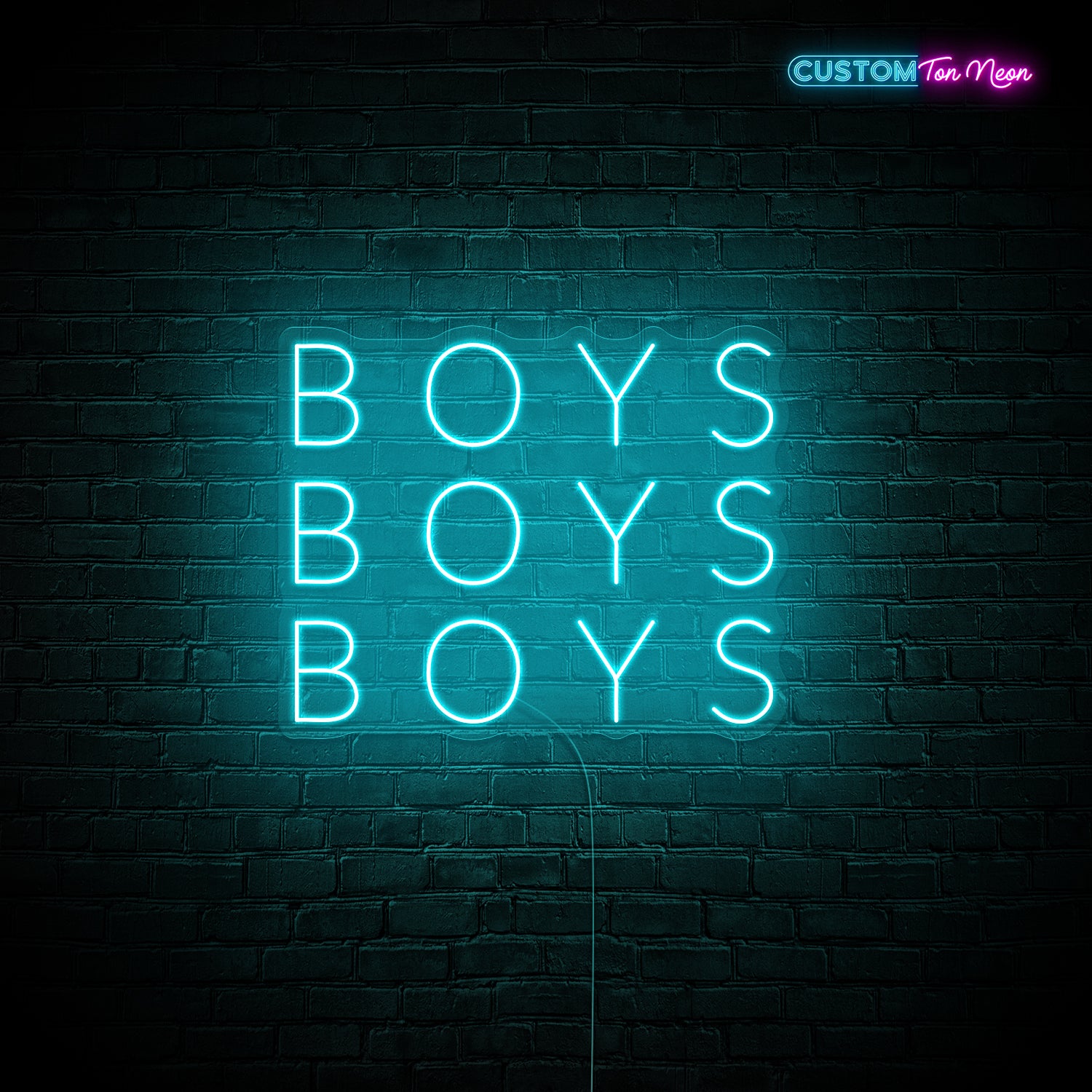 Enseigne néon Boys Boys Boys