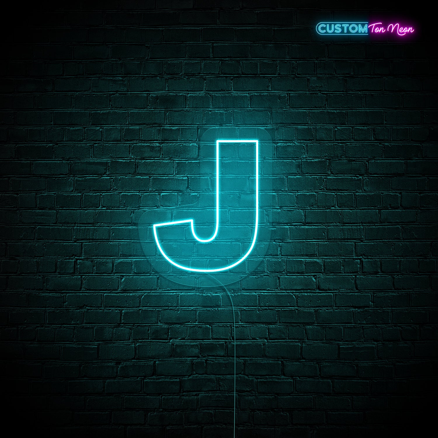 Enseigne néon Lettre J