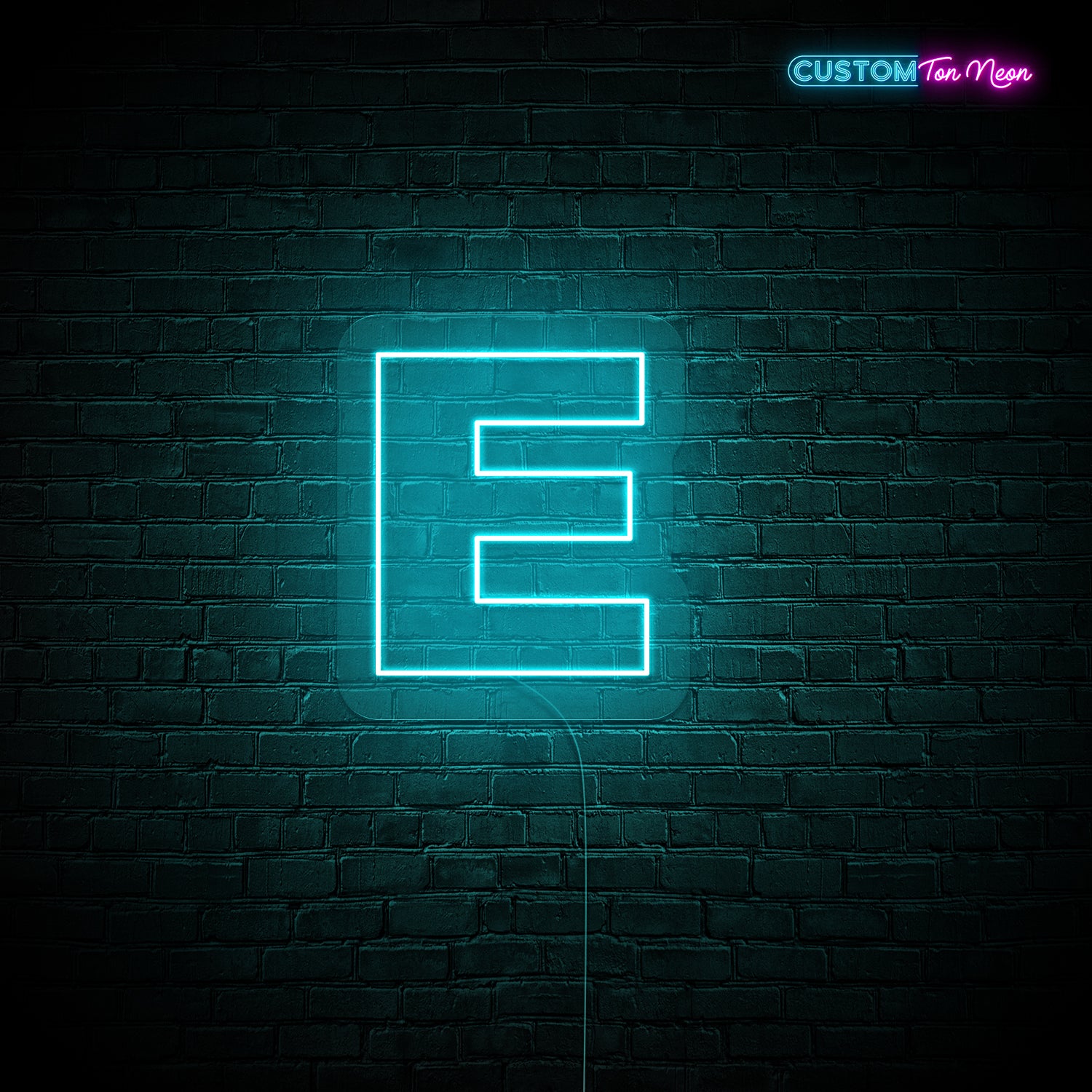 Enseigne néon Lettre E