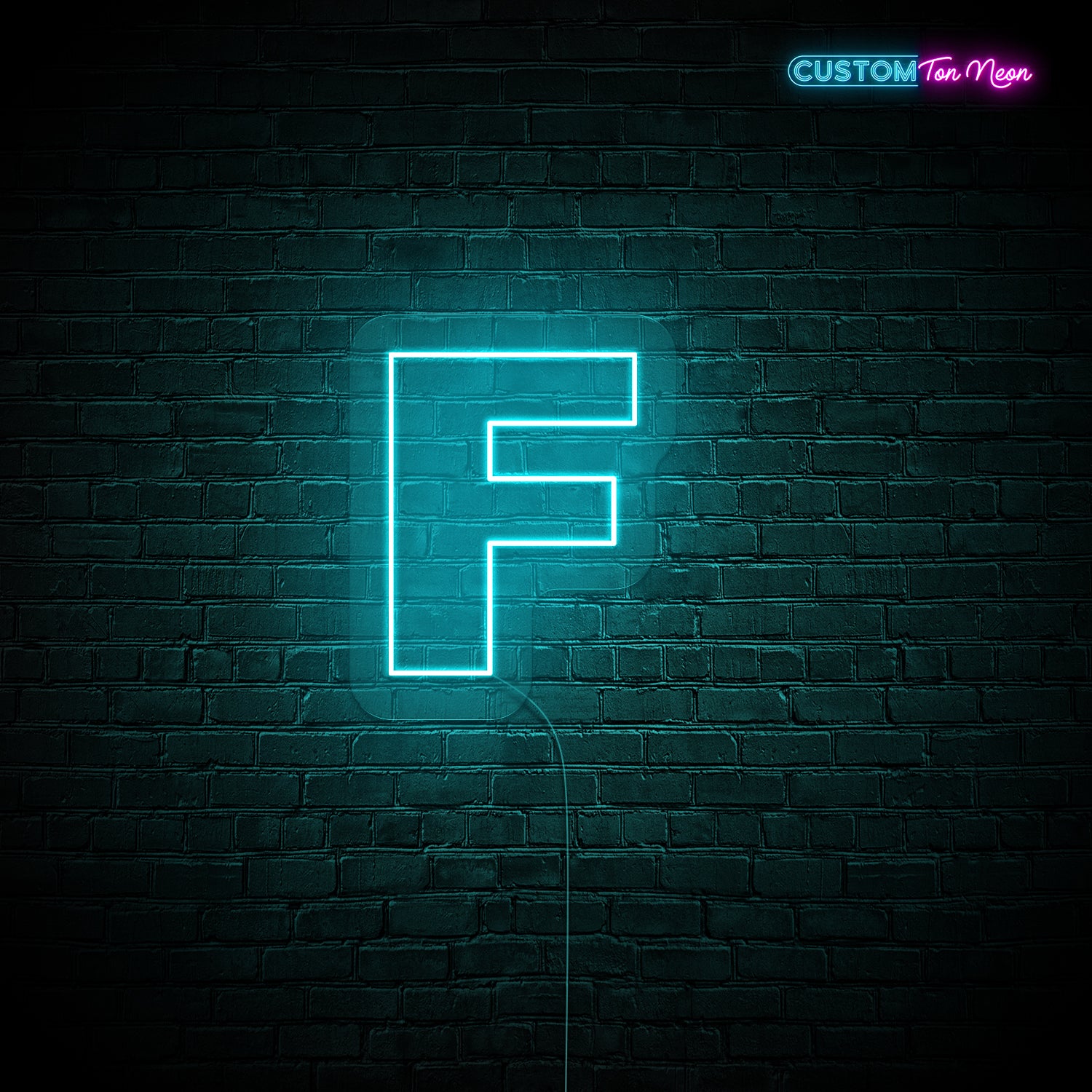 Enseigne néon Lettre F