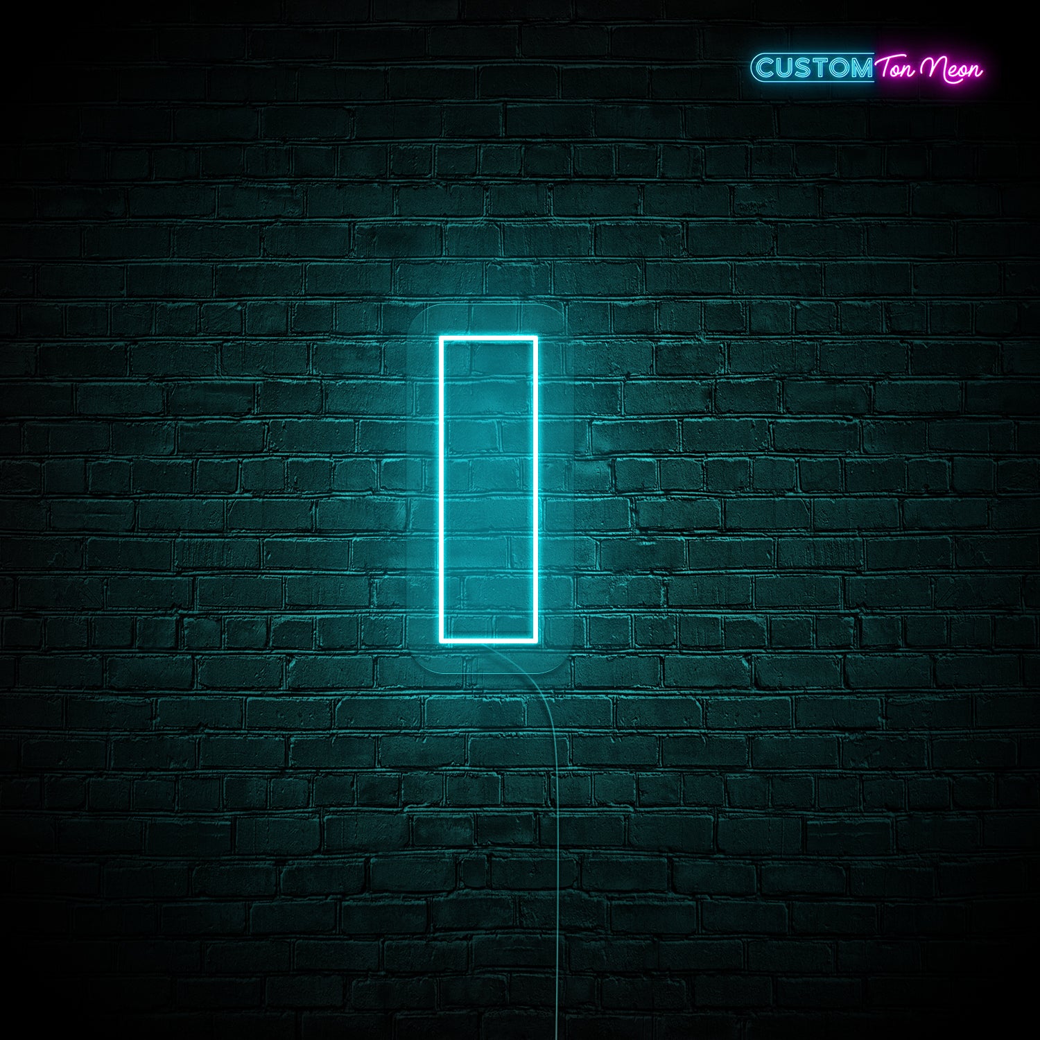 Enseigne néon Lettre I