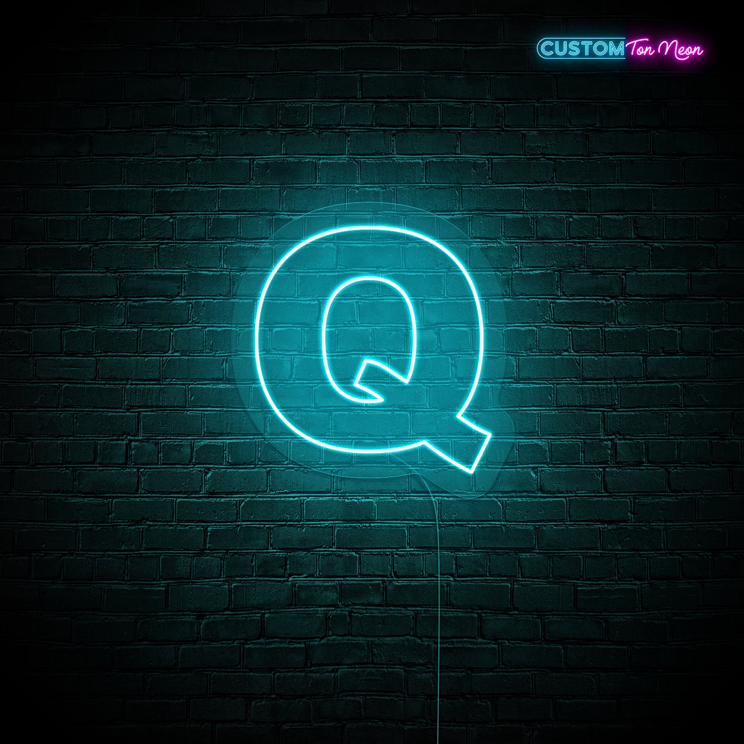 Enseigne néon Lettre Q