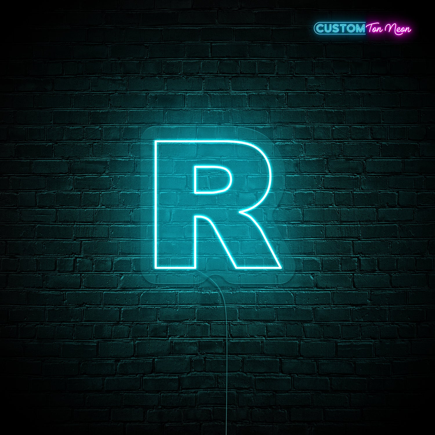 Enseigne néon Lettre R