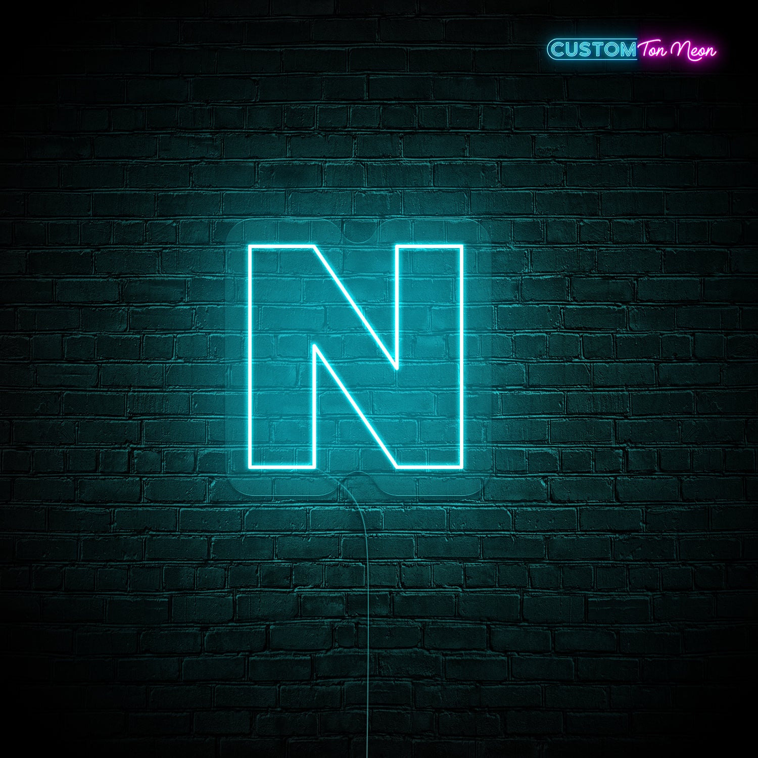 Enseigne néon Lettre N