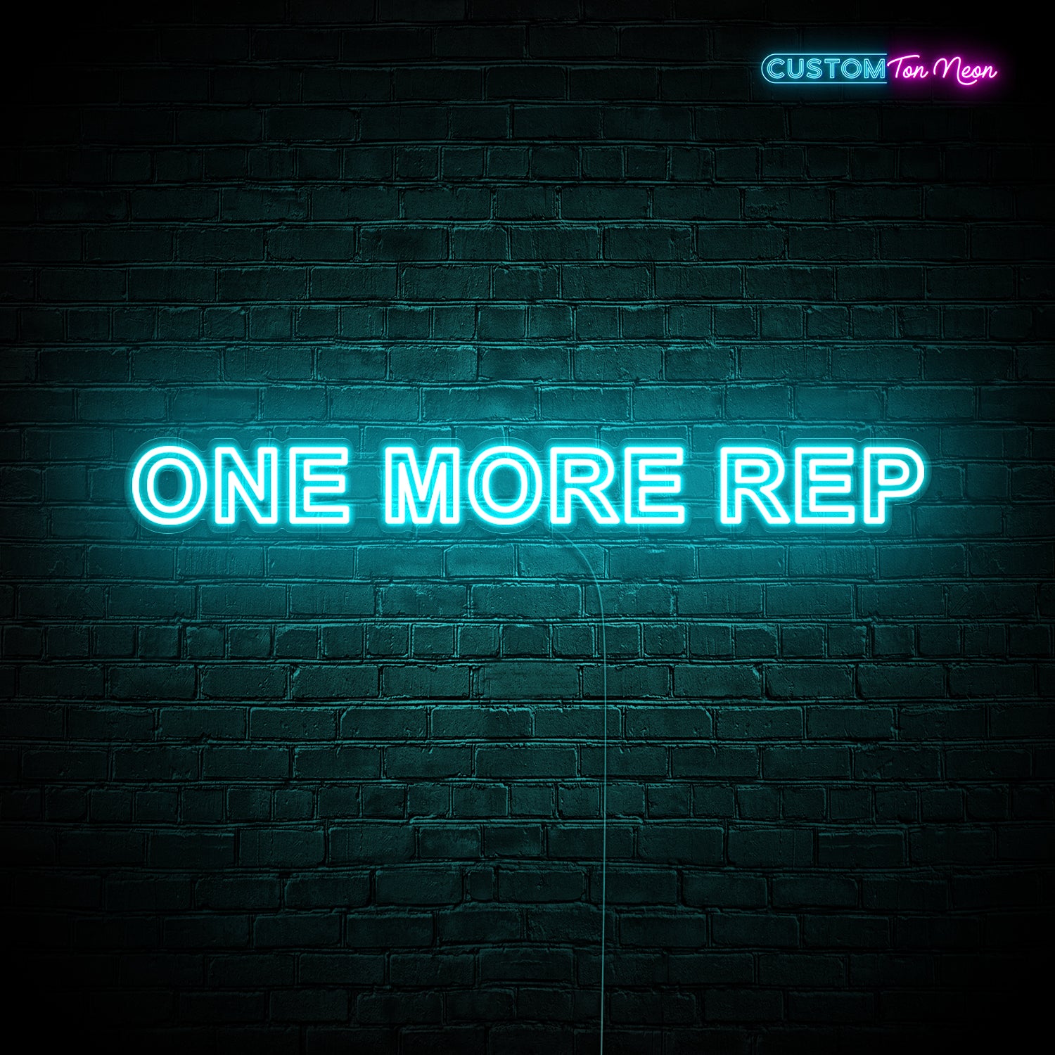 Enseigne néon one more rep