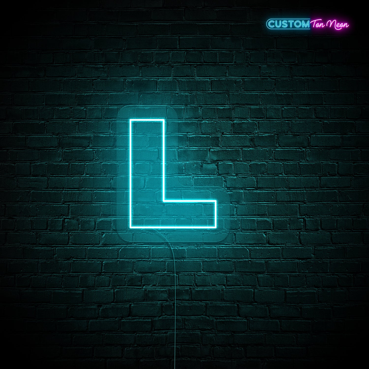 Enseigne néon Lettre L