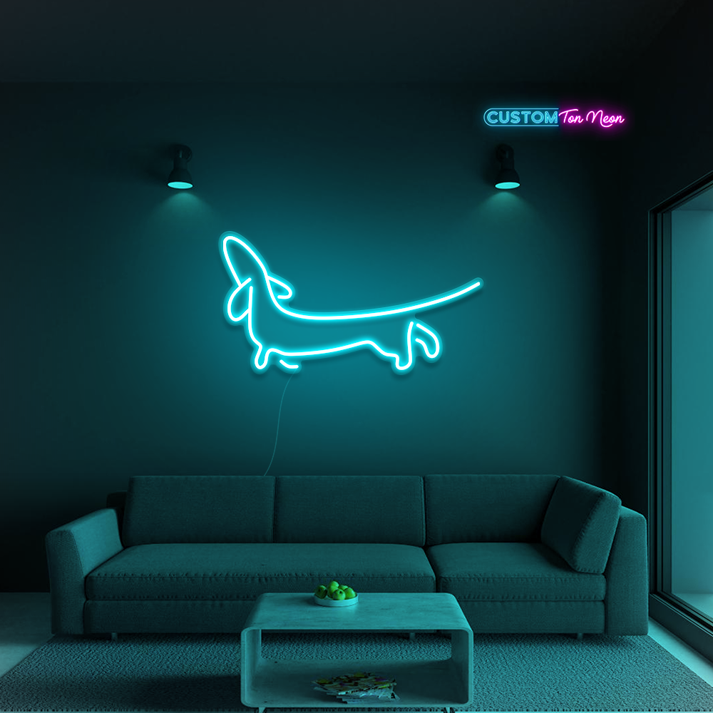 Enseigne néon Teckel