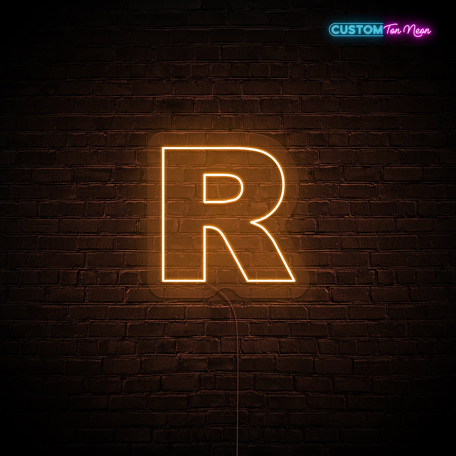 Enseigne néon Lettre R