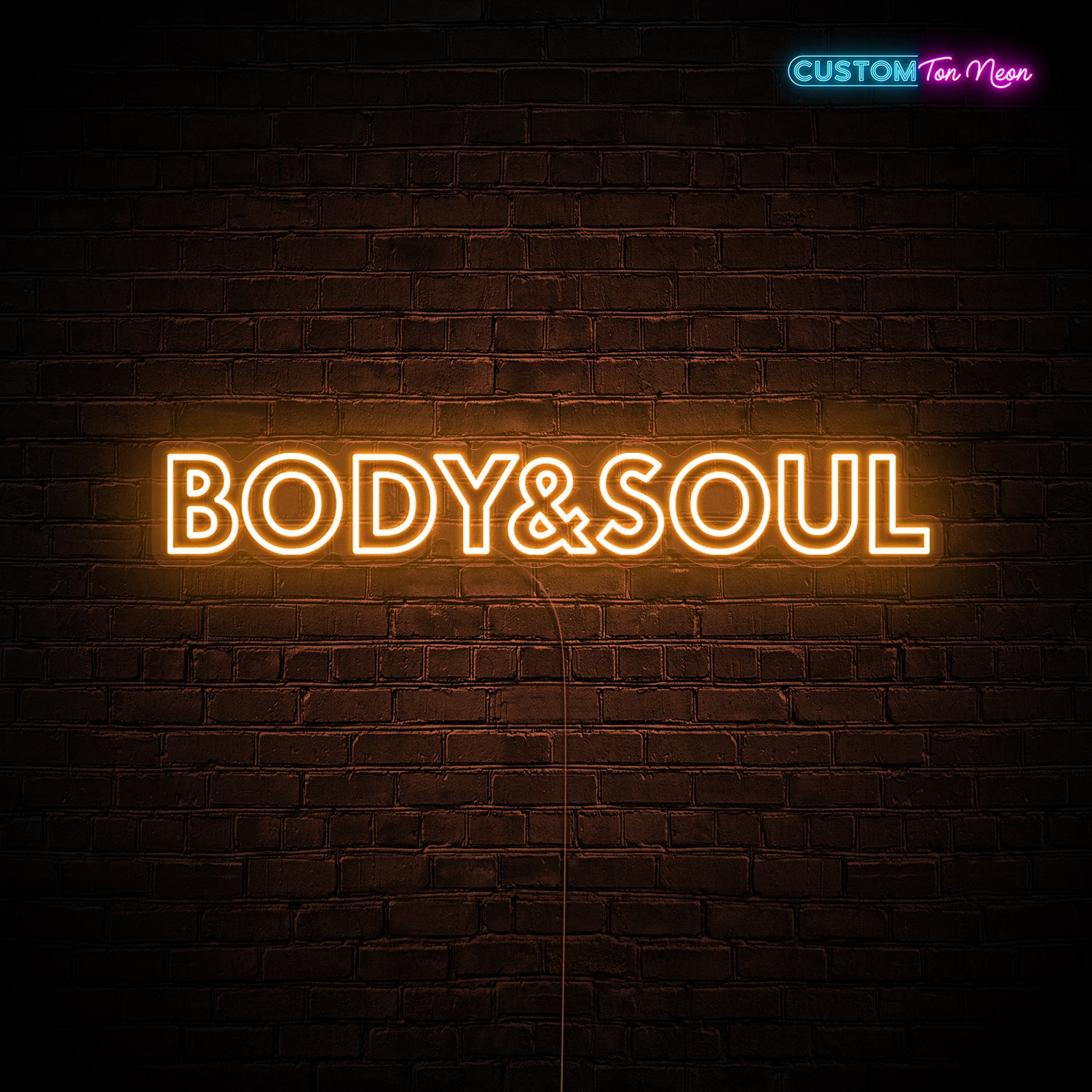 Enseigne néon Body & Soul