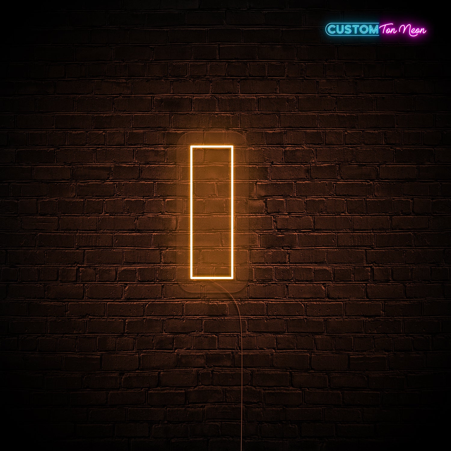 Enseigne néon Lettre I