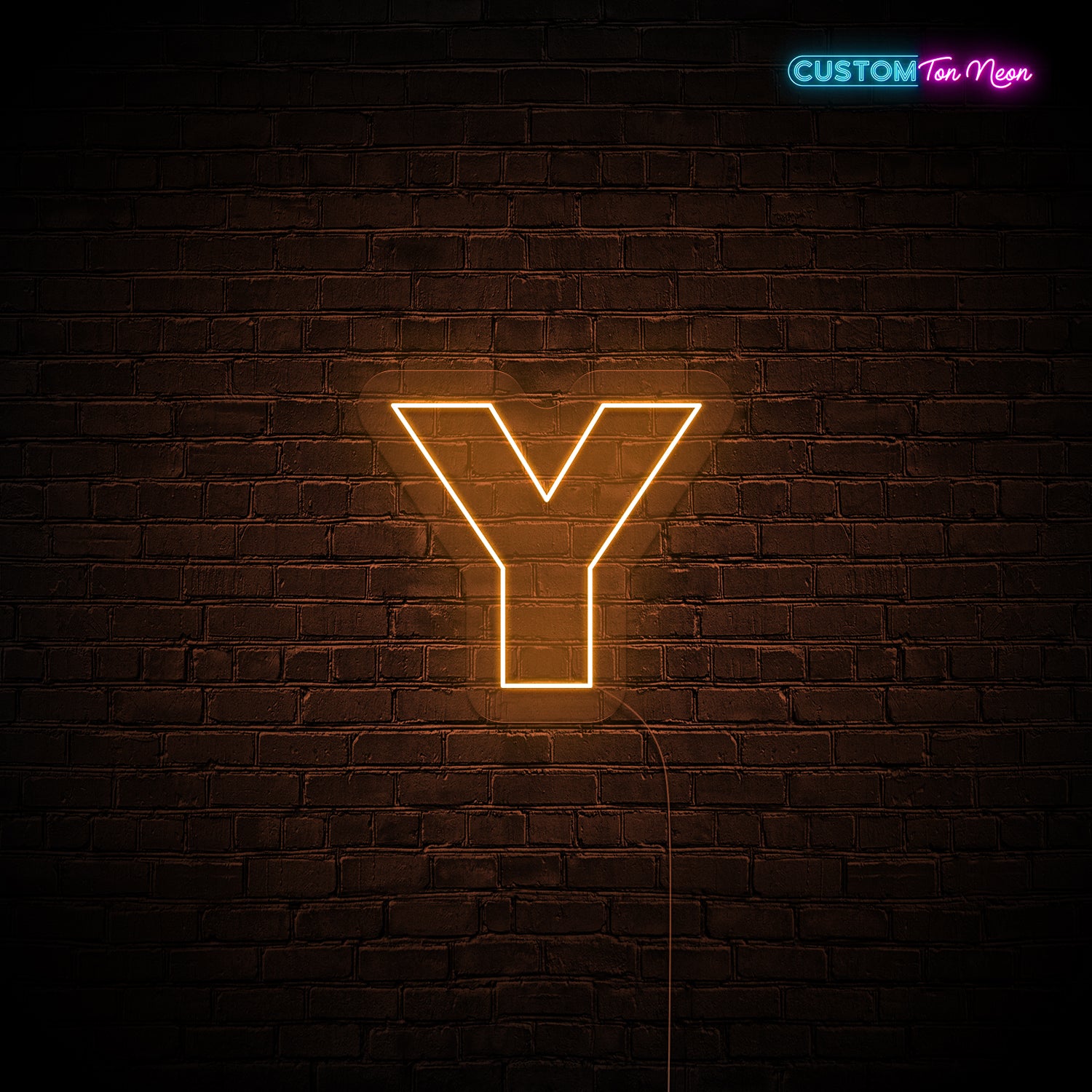Enseigne néon Lettre Y