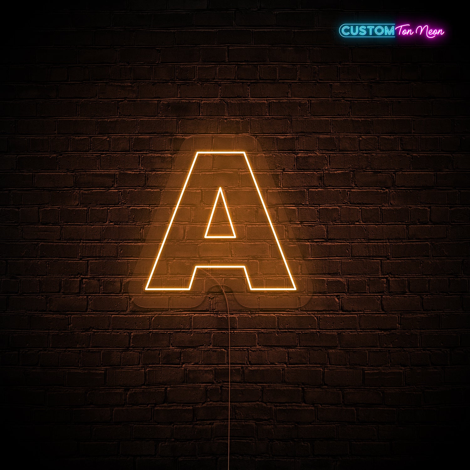 Enseigne néon Lettre A