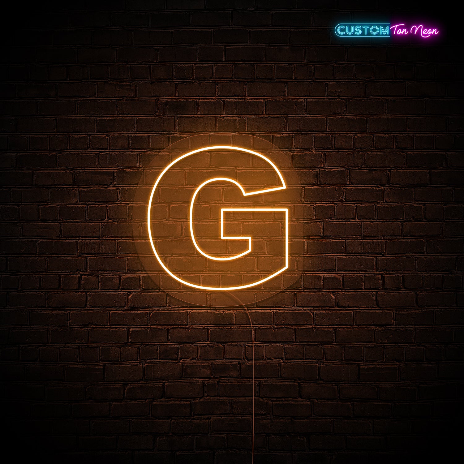 Enseigne néon Lettre G
