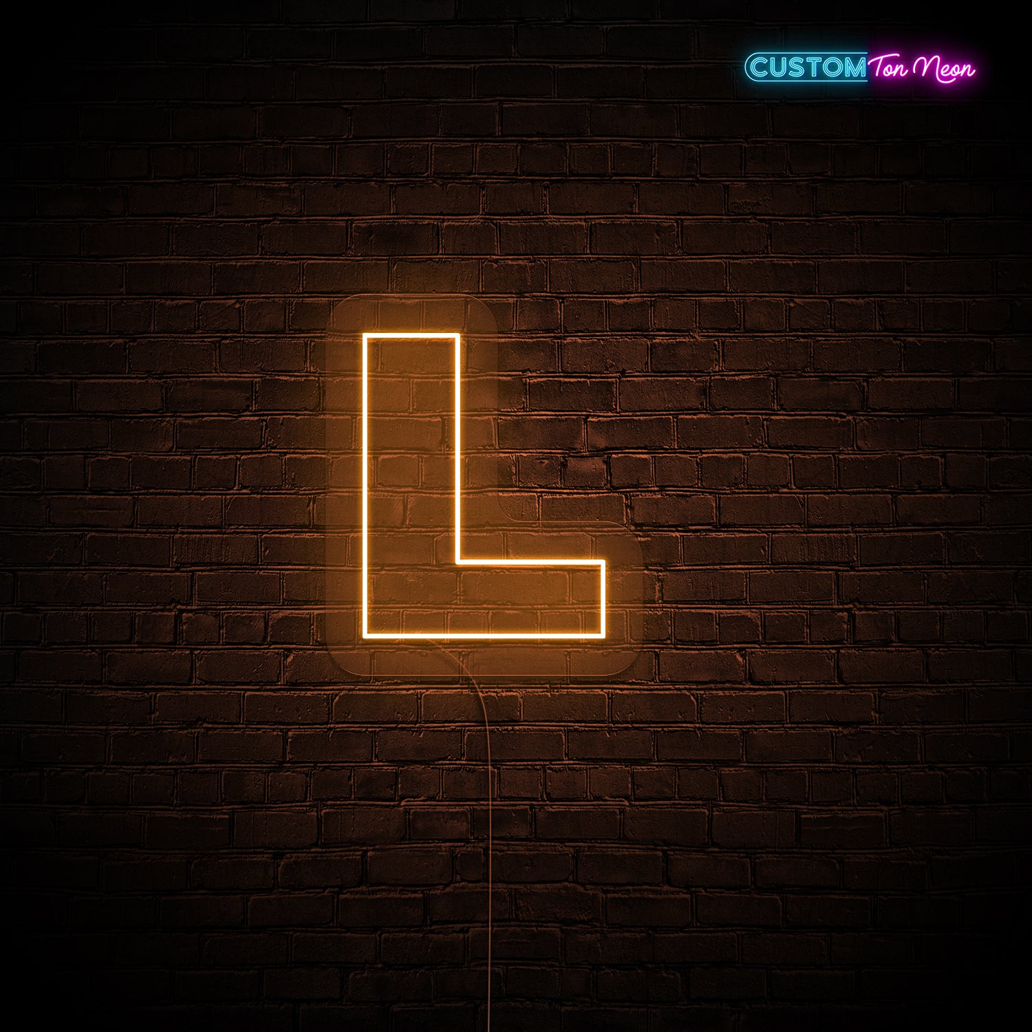 Enseigne néon Lettre L