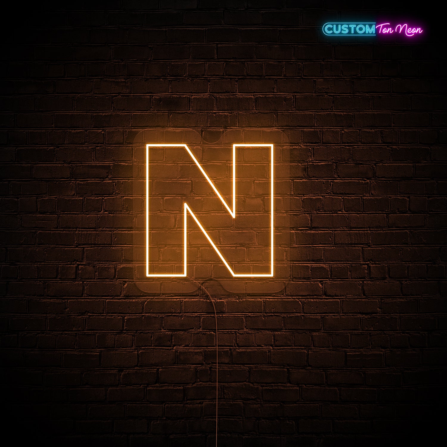 Enseigne néon Lettre N