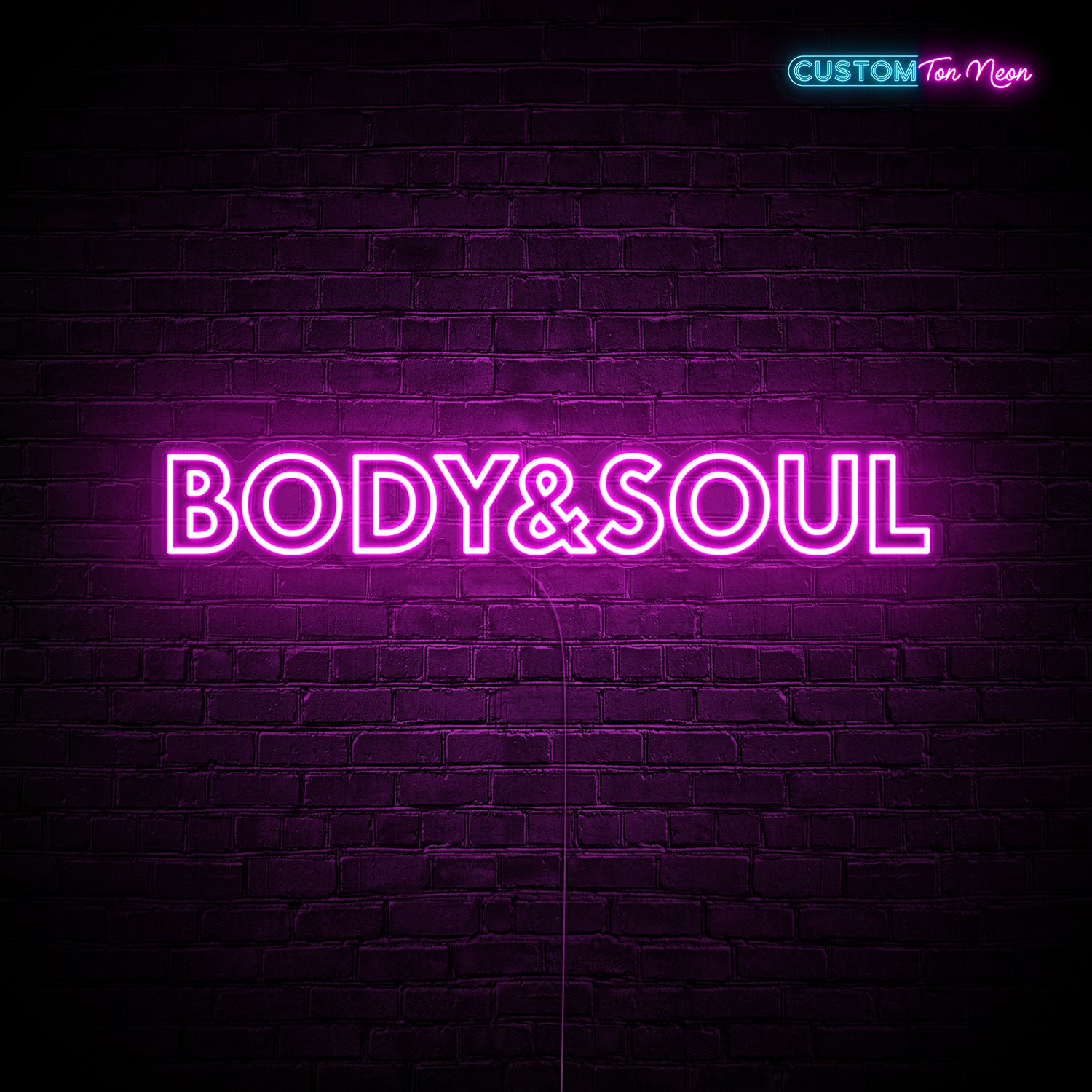 Enseigne néon Body & Soul