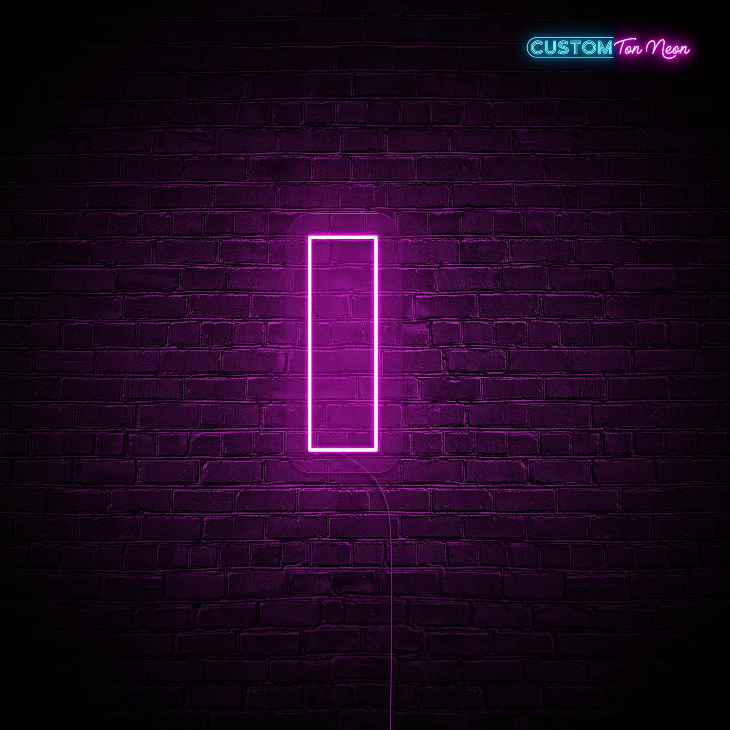 Enseigne néon Lettre I