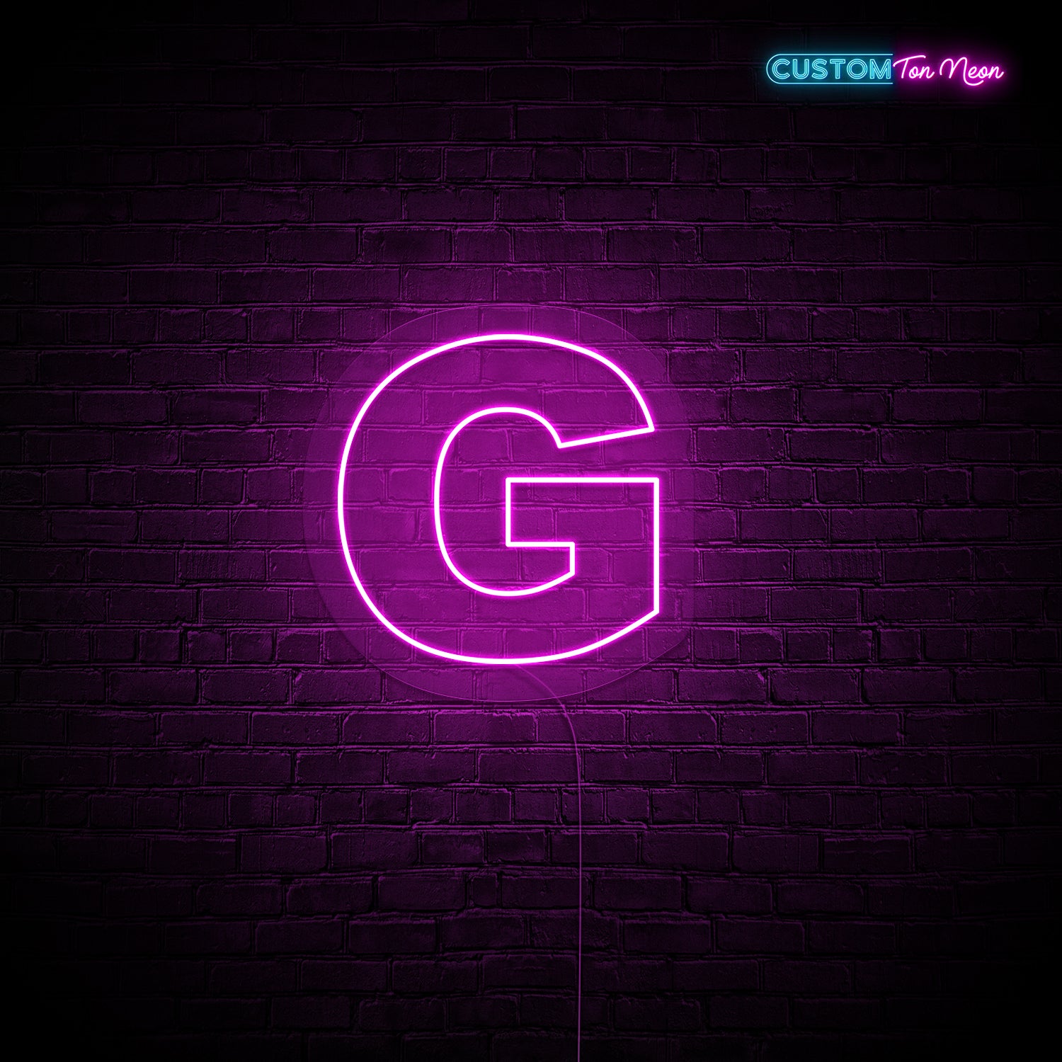 Enseigne néon Lettre G