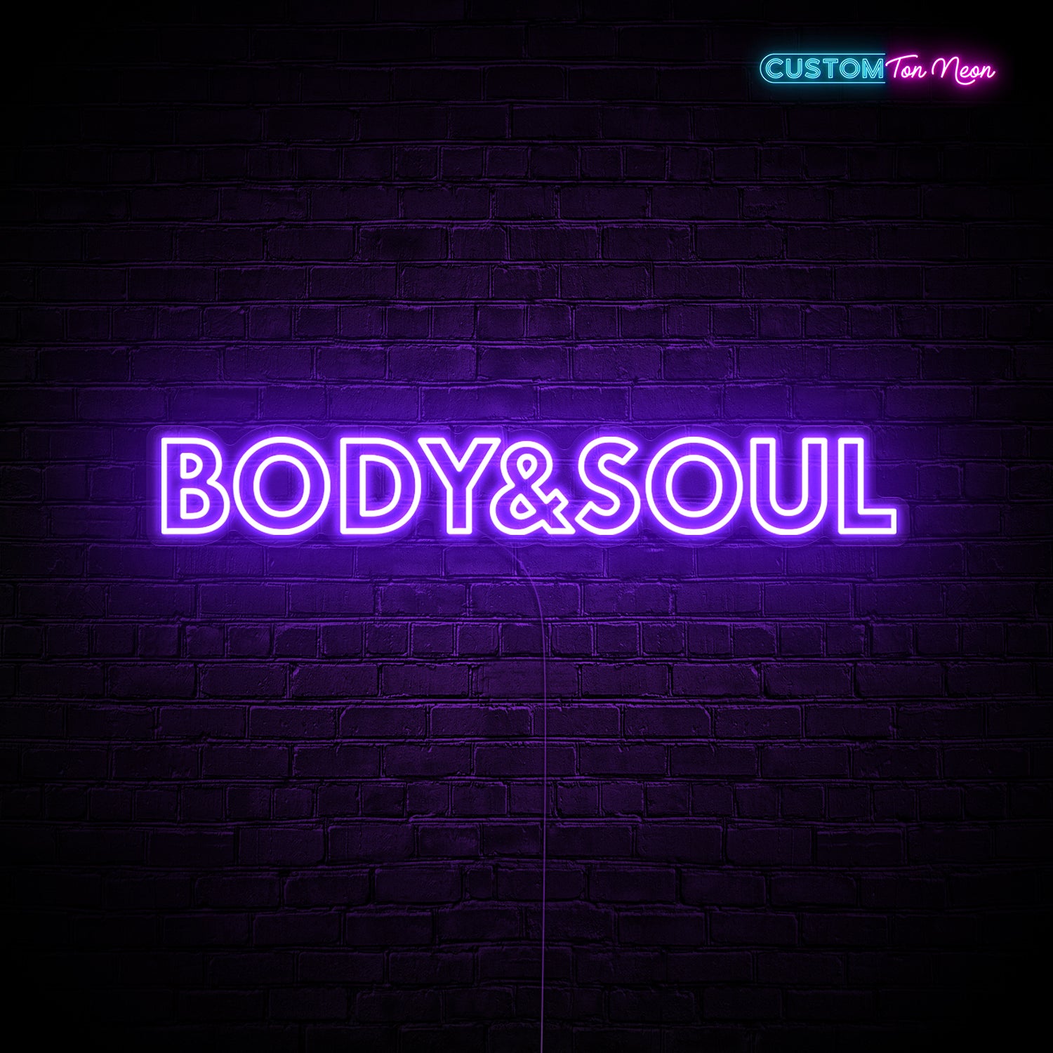 Enseigne néon Body & Soul