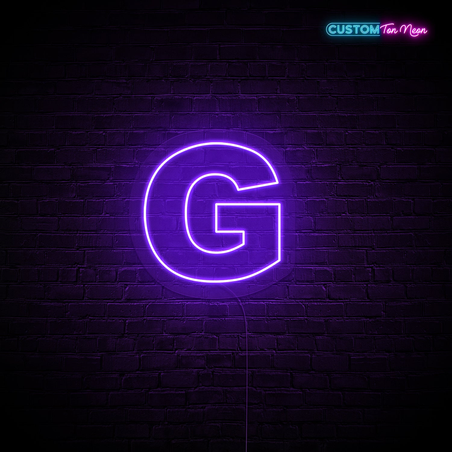 Enseigne néon Lettre G