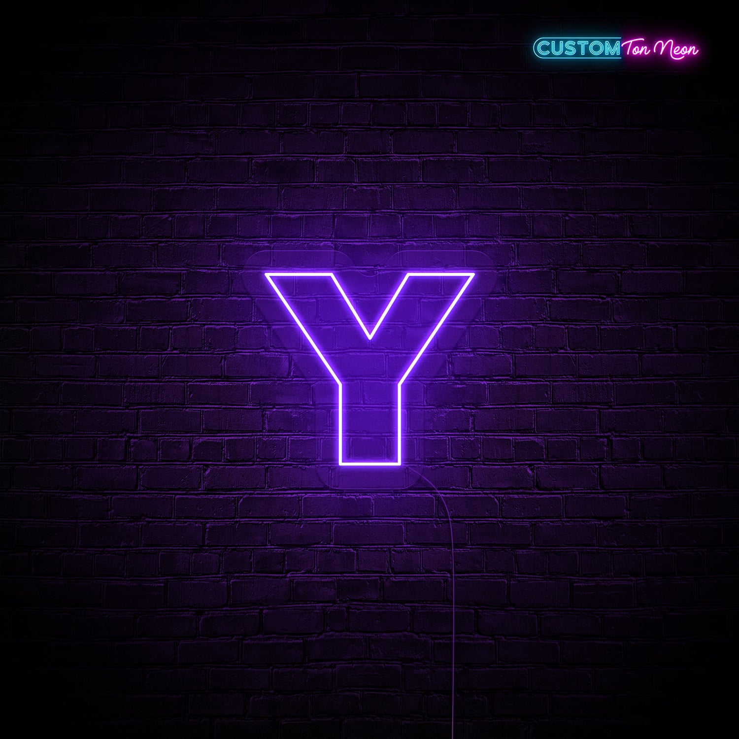 Enseigne néon Lettre Y