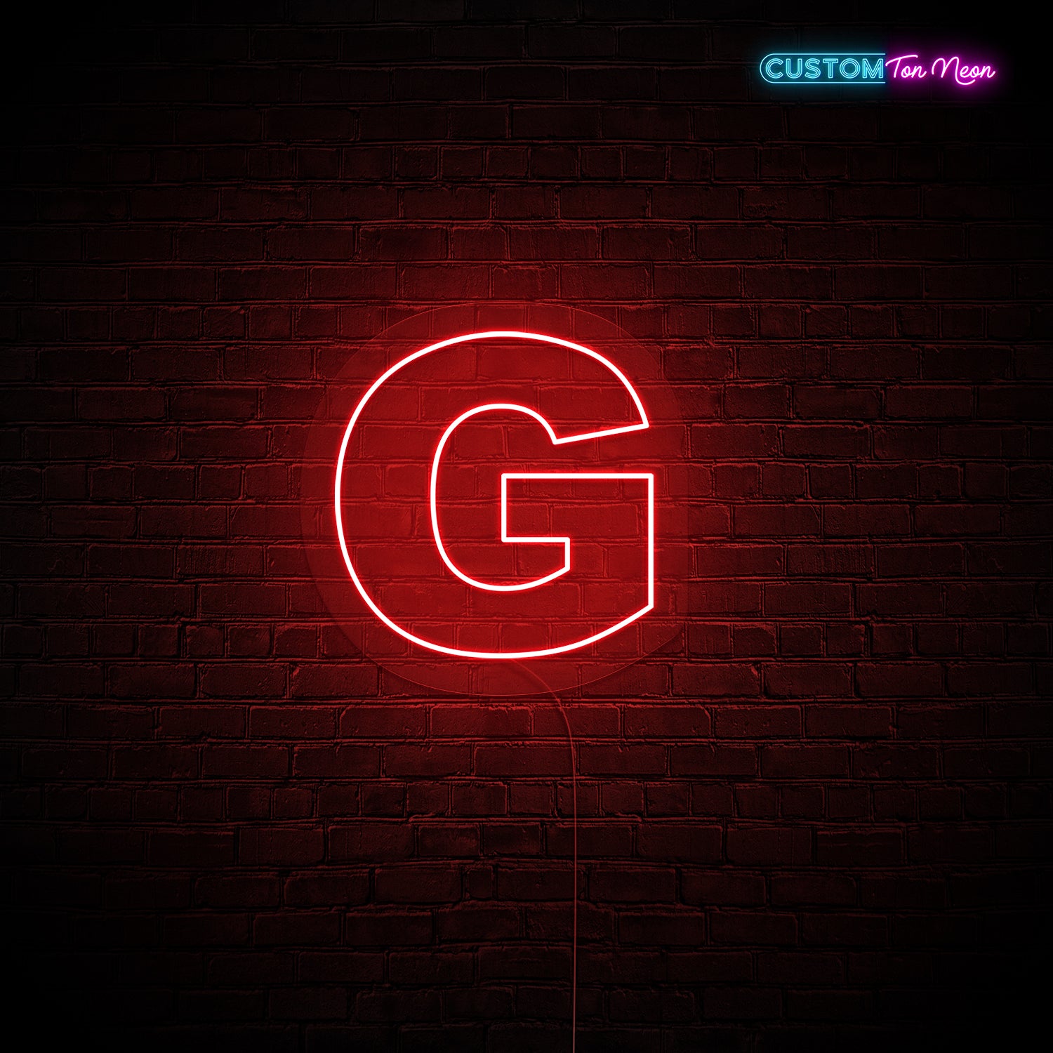 Enseigne néon Lettre G