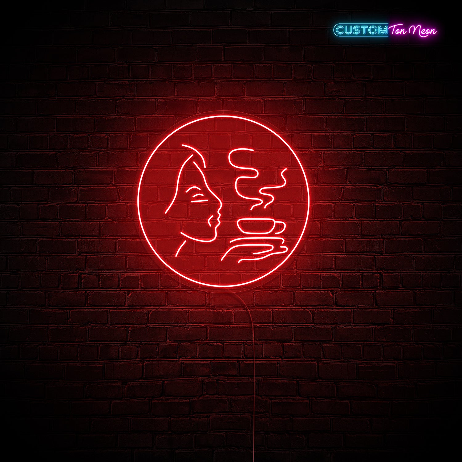 Enseigne néon Café