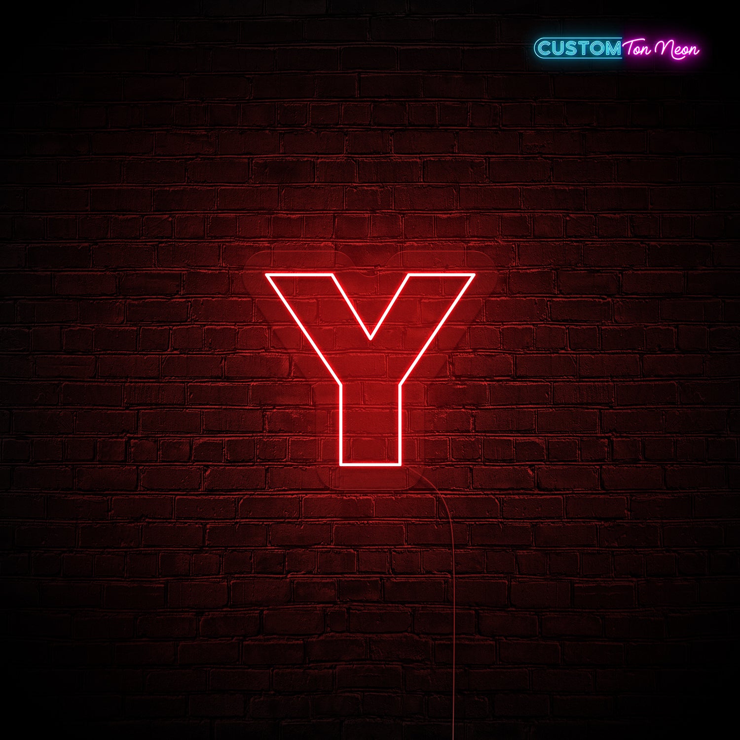 Enseigne néon Lettre Y