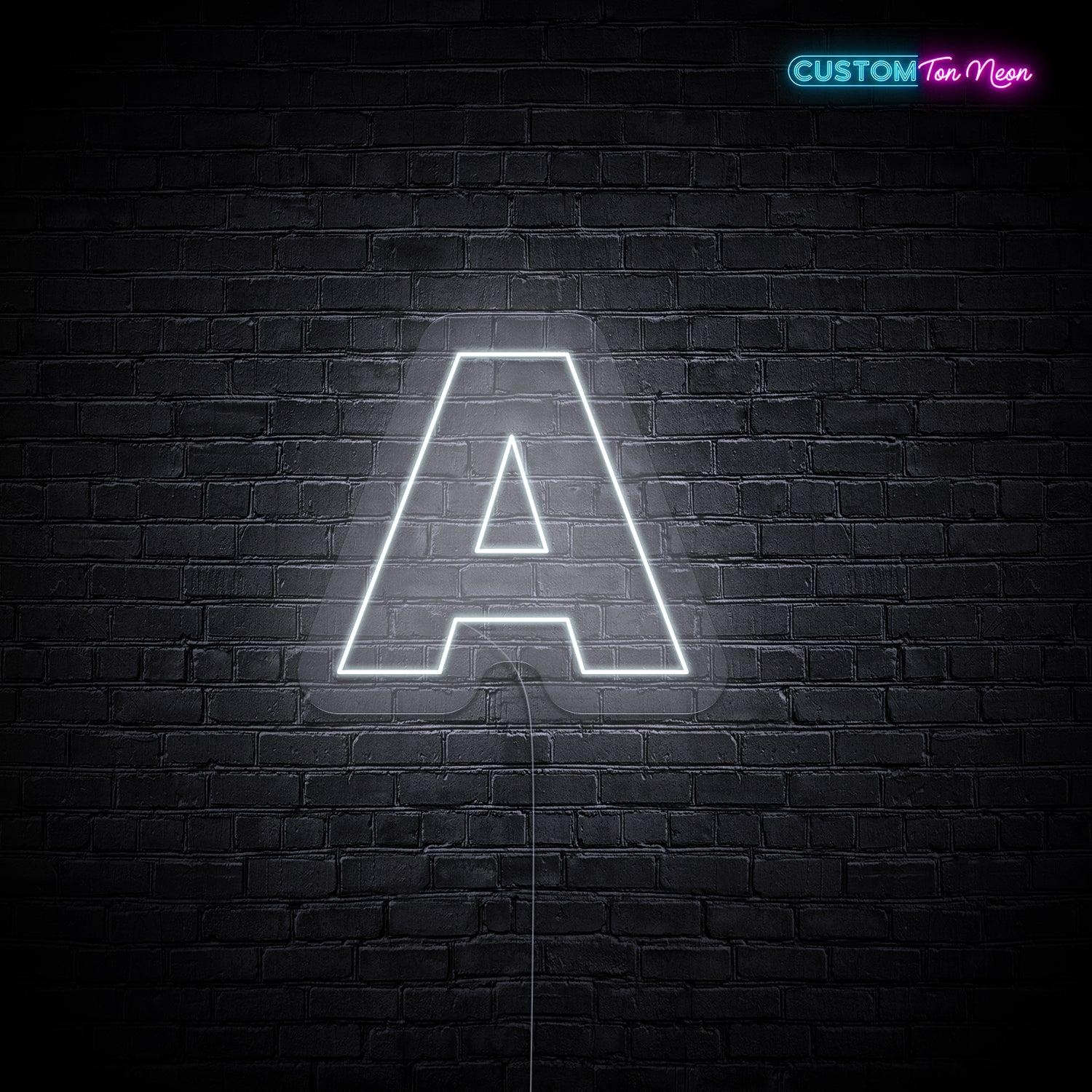 Enseigne néon Lettre A