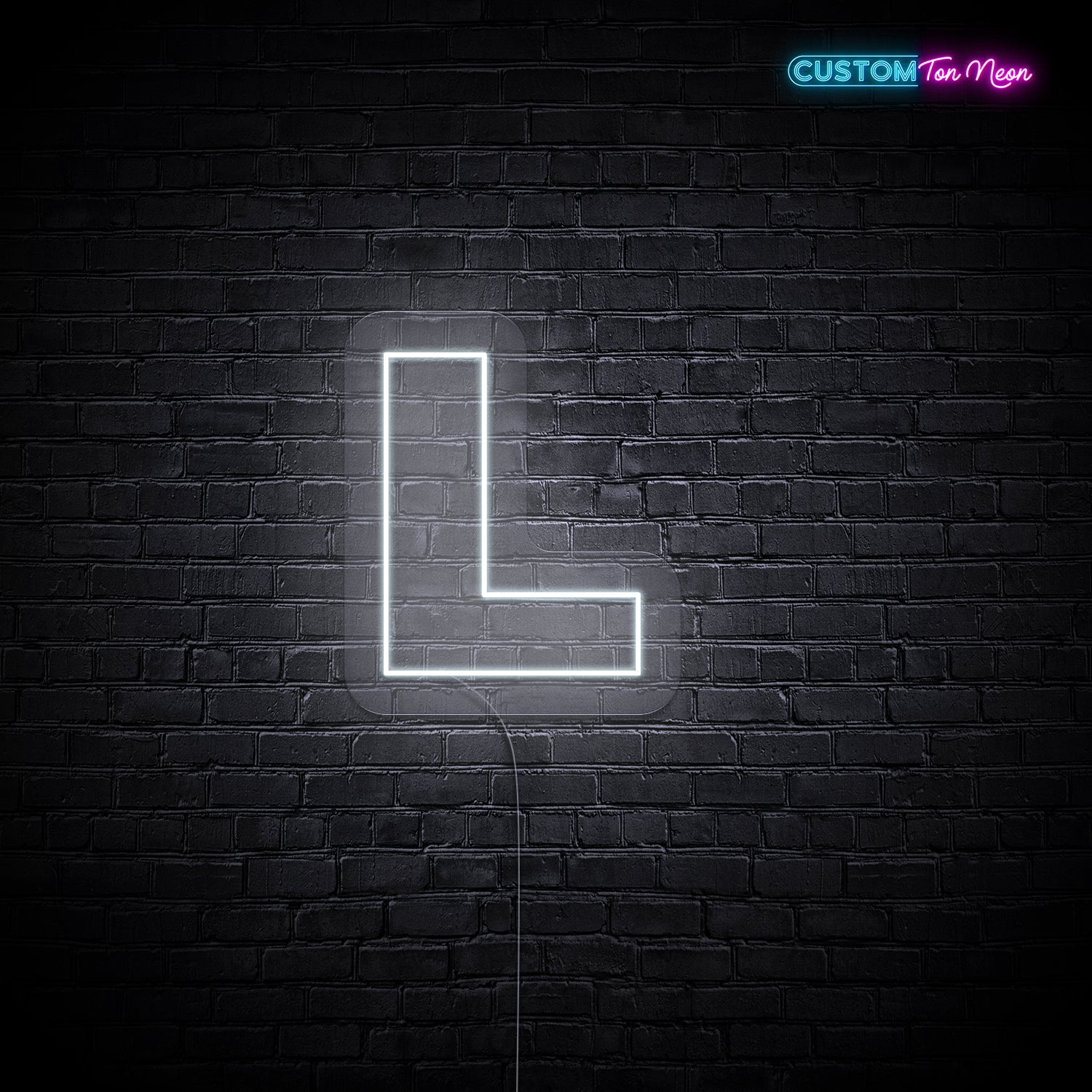 Enseigne néon Lettre L