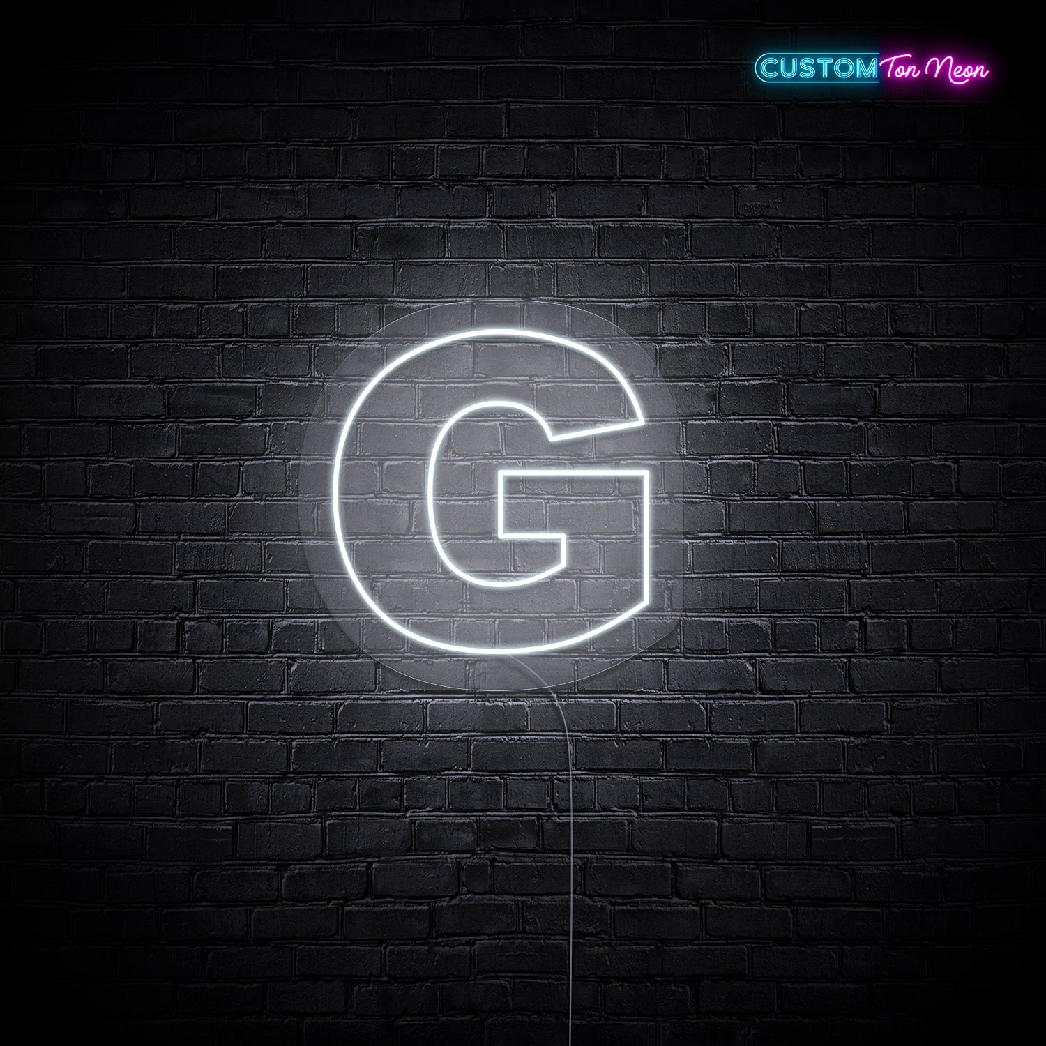 Enseigne néon Lettre G