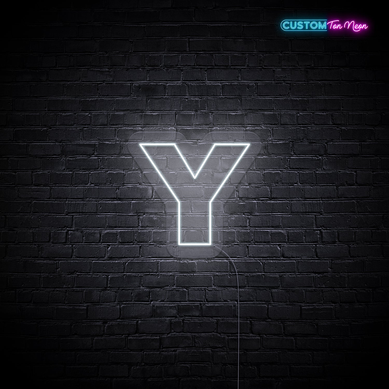 Enseigne néon Lettre Y