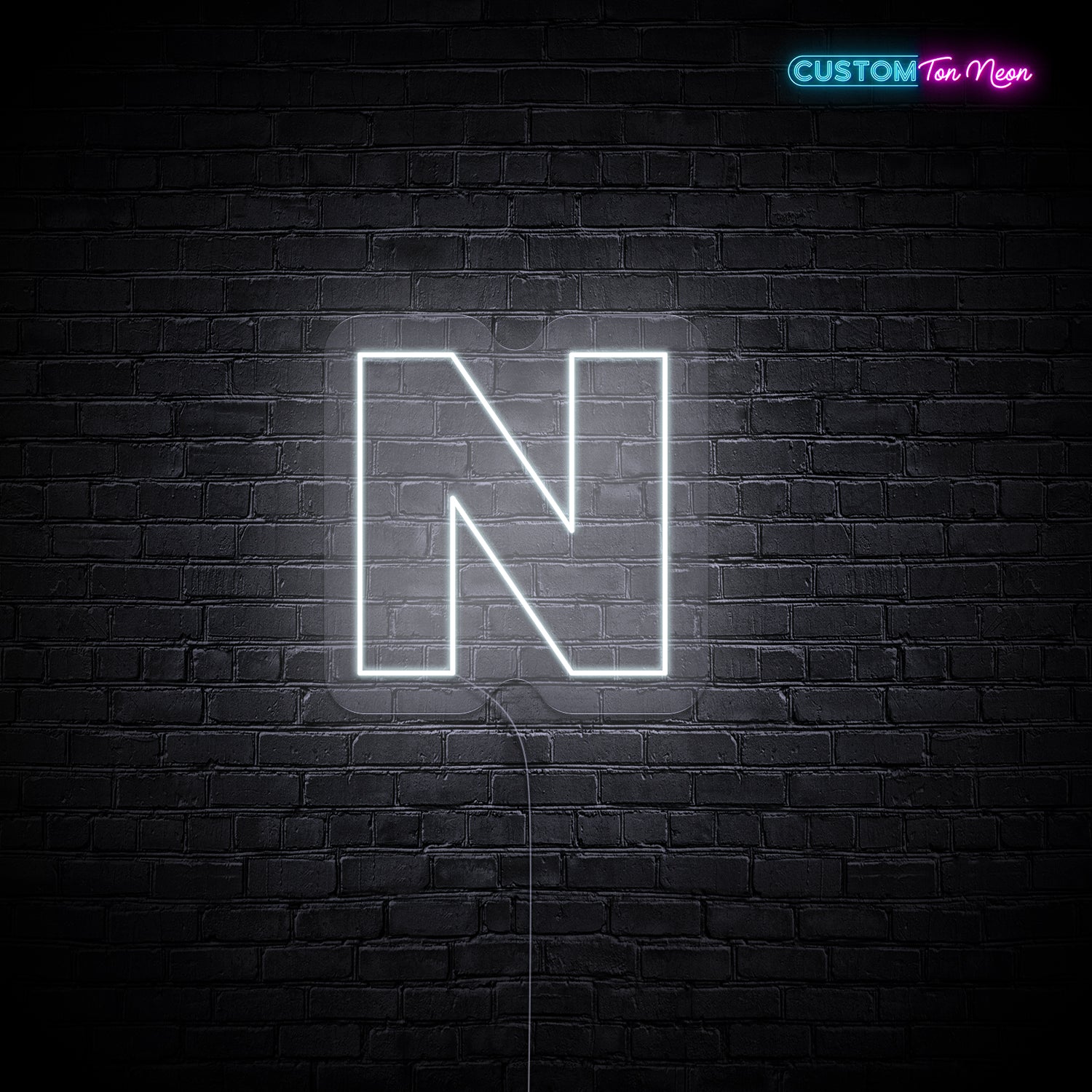 Enseigne néon Lettre N