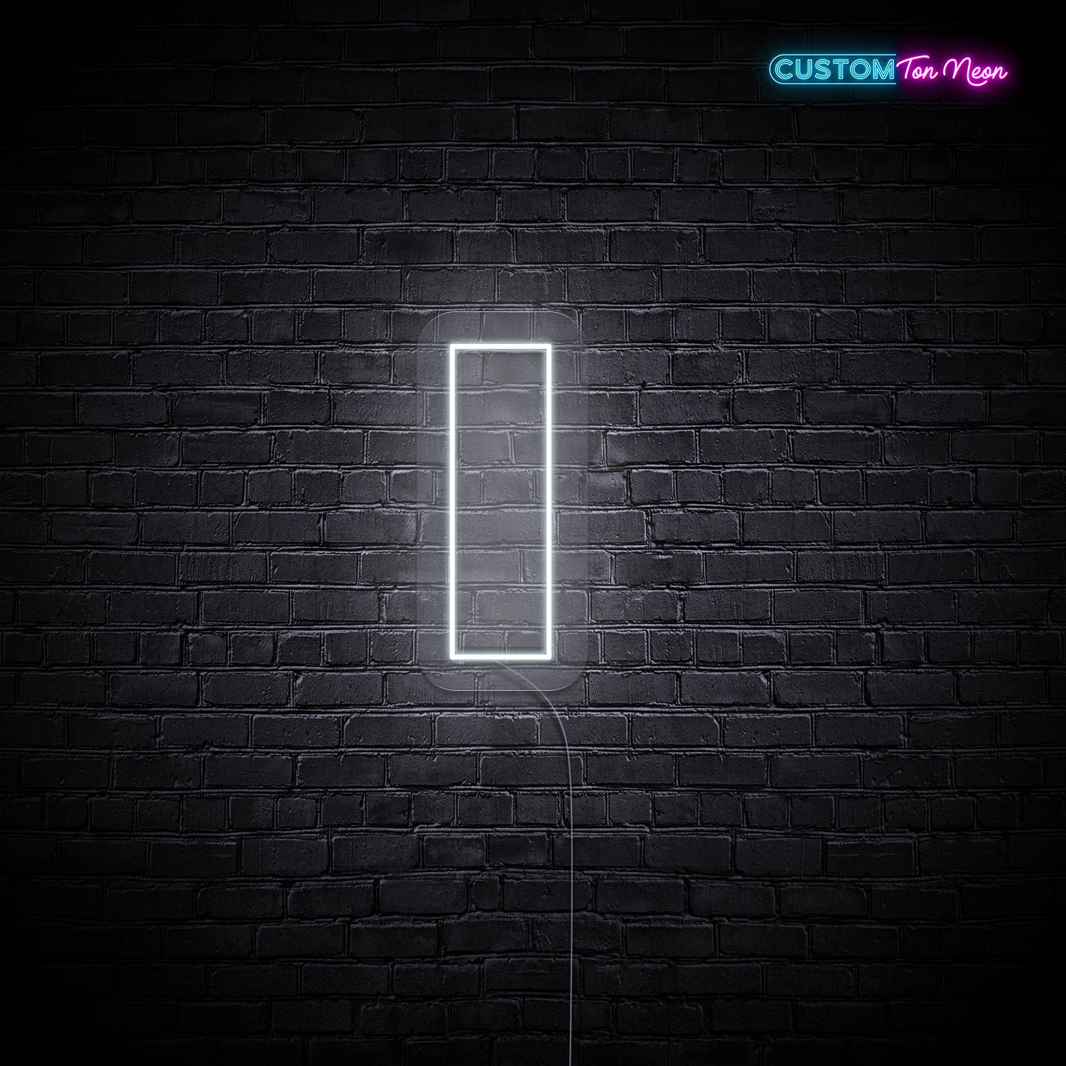 Enseigne néon Lettre I