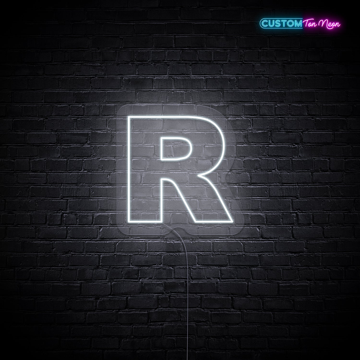 Enseigne néon Lettre R