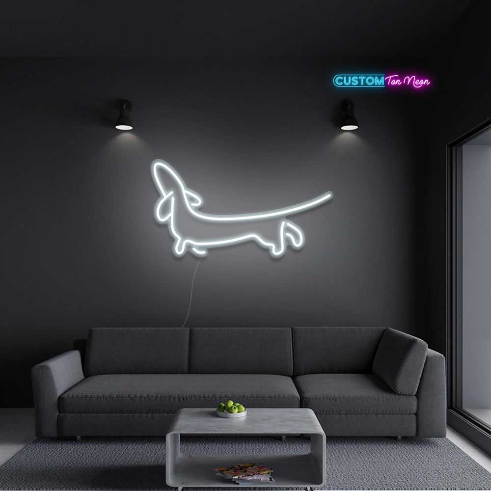 Enseigne néon Teckel