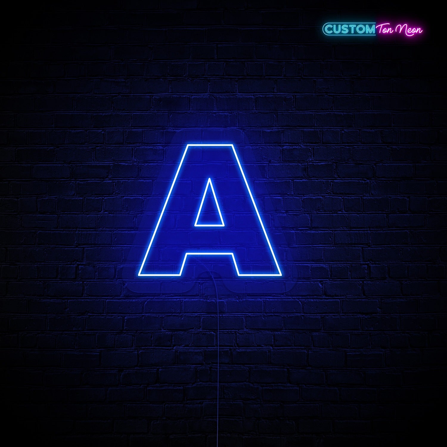Enseigne néon Lettre A