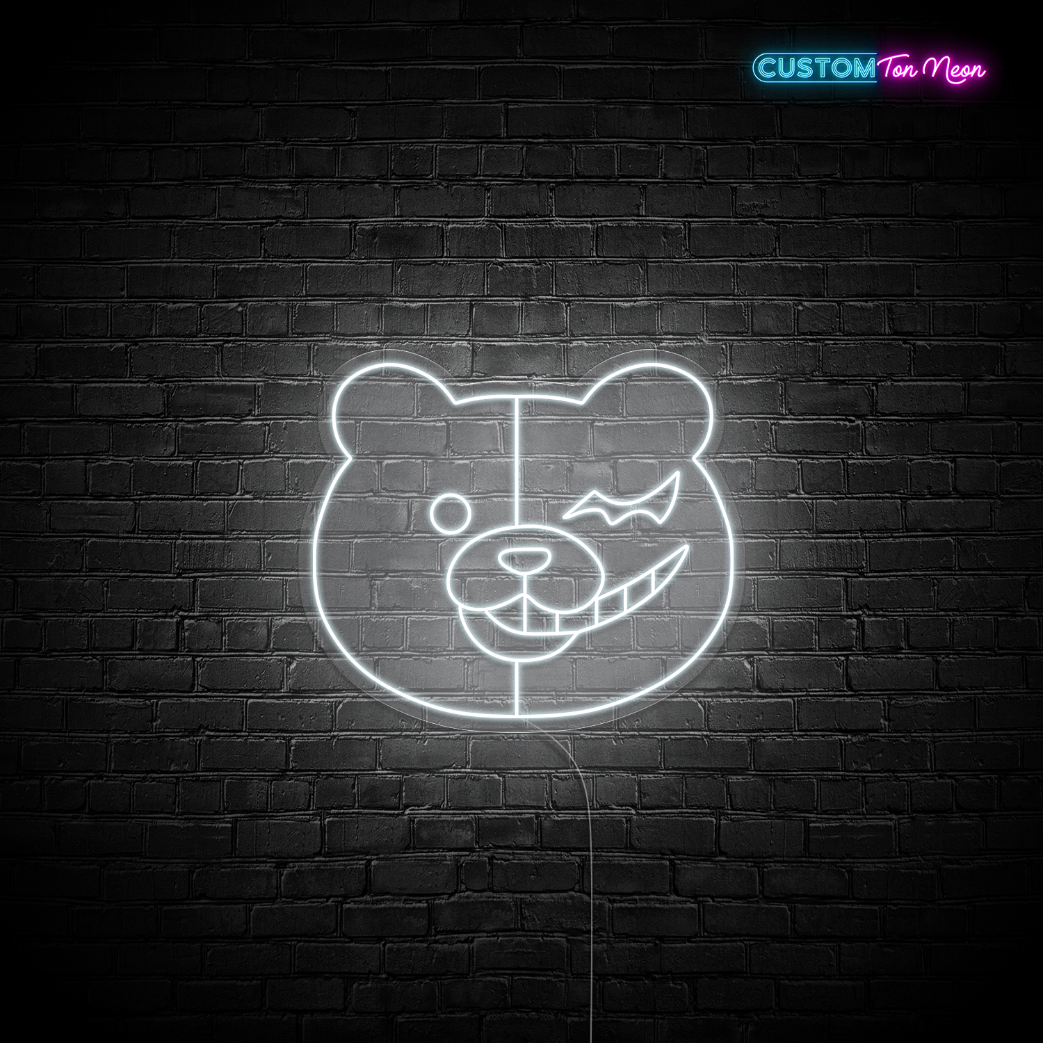 Enseigne néon ourson