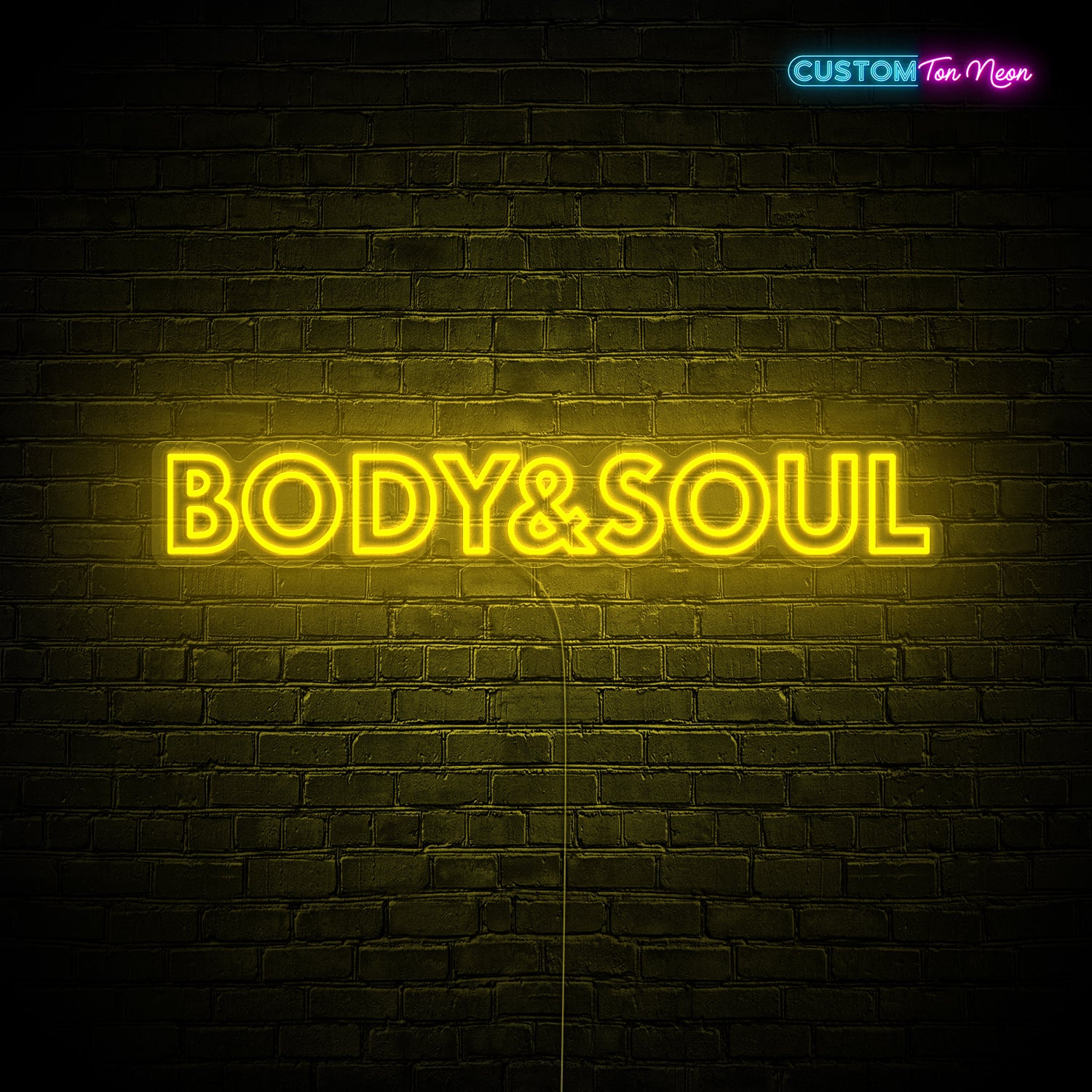 Enseigne néon Body & Soul