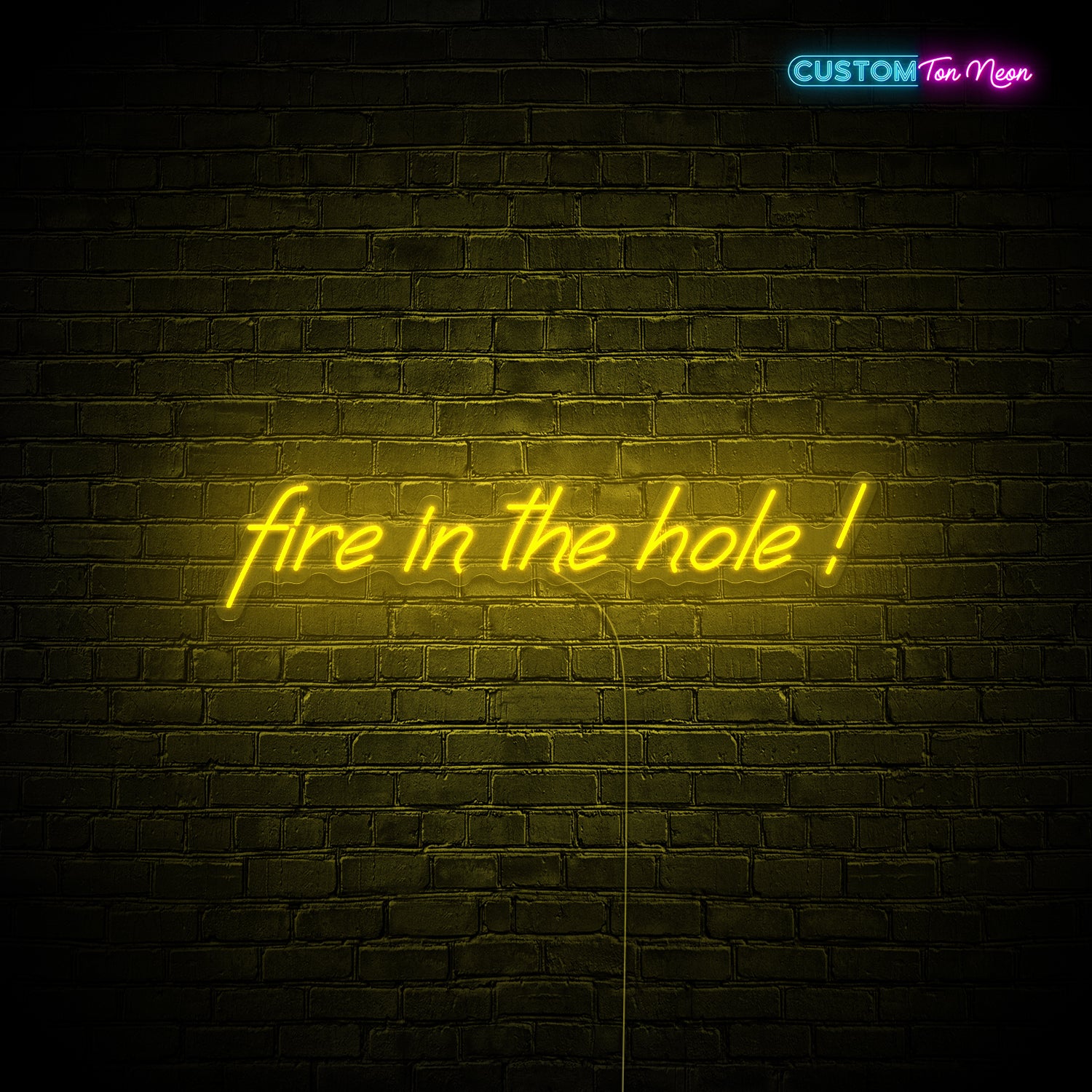 Enseigne néon Fire in the hole